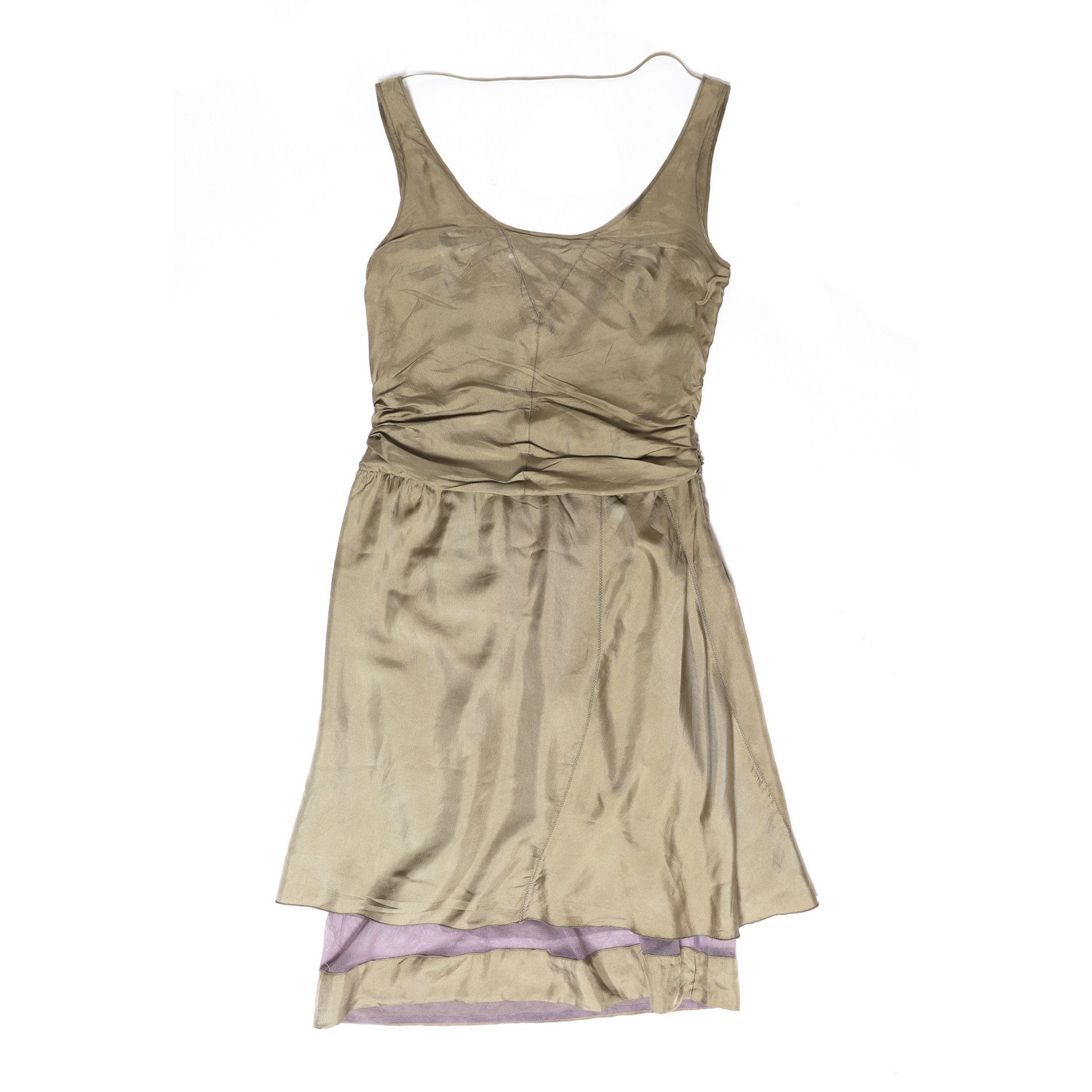 Miu Miu Miu Miu Double Layered Silk Dress Size M / US 6-8 / IT 42-44 - 1 Thumbnail