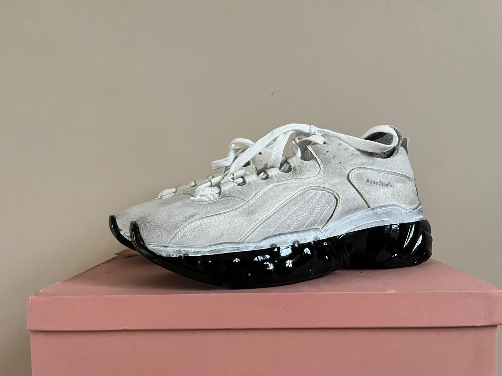 Acne Studios Rockaway Dip Sneakers in White / Black Size US 9 / EU 42 - 6 Thumbnail