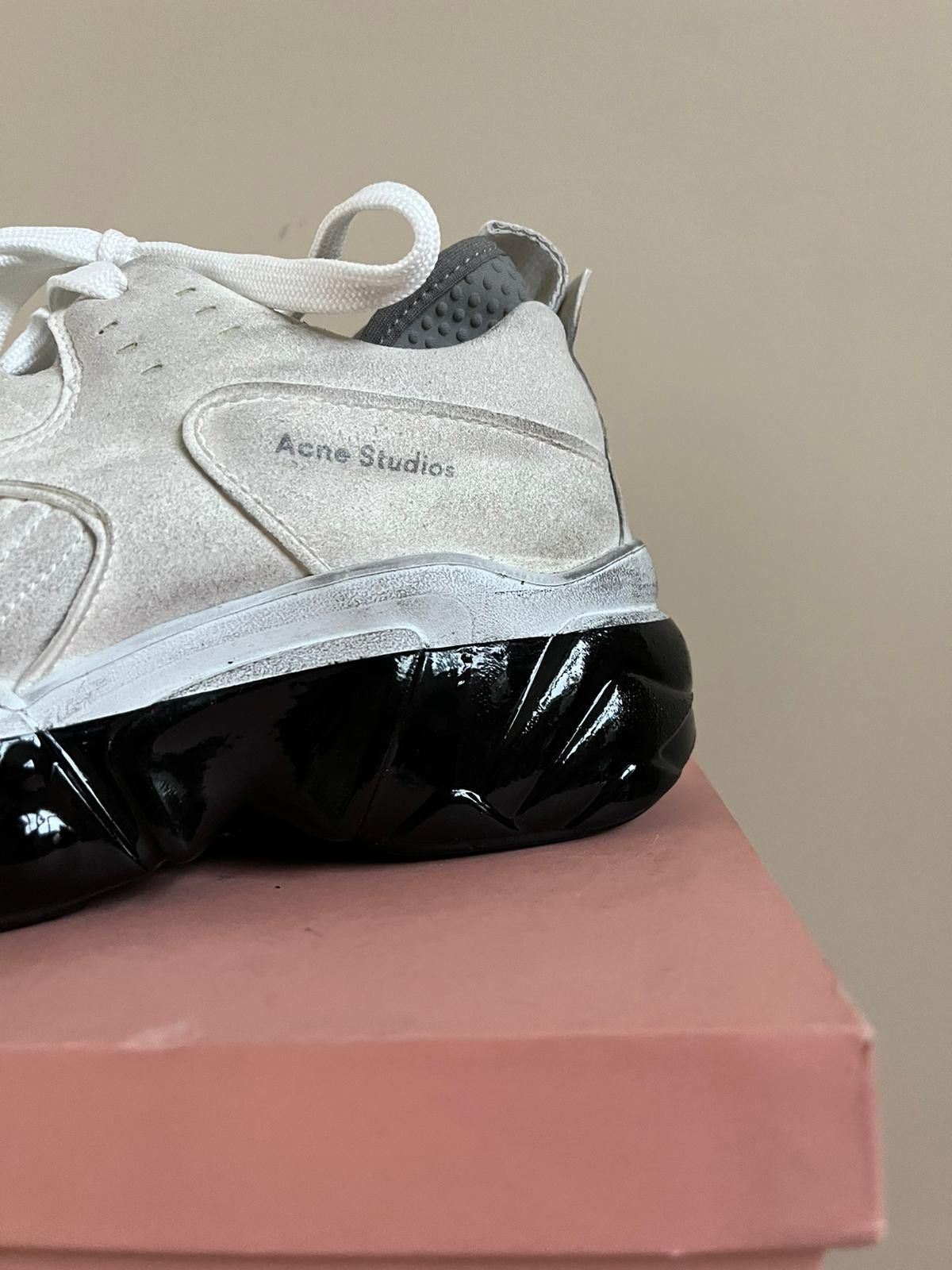 Acne Studios Rockaway Dip Sneakers in White / Black Size US 9 / EU 42 - 5 Thumbnail