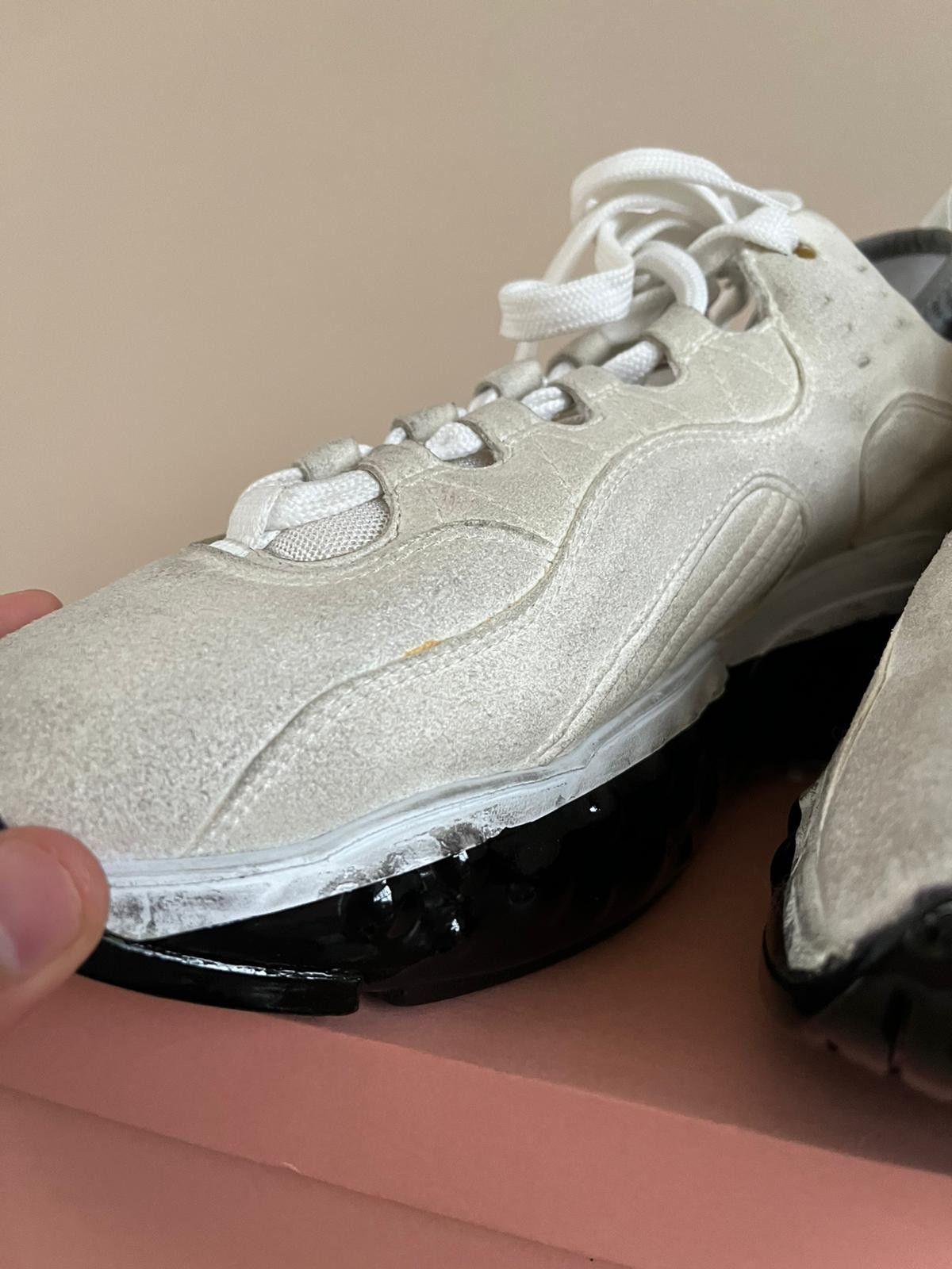 Acne Studios Rockaway Dip Sneakers in White / Black Size US 9 / EU 42 - 8 Thumbnail