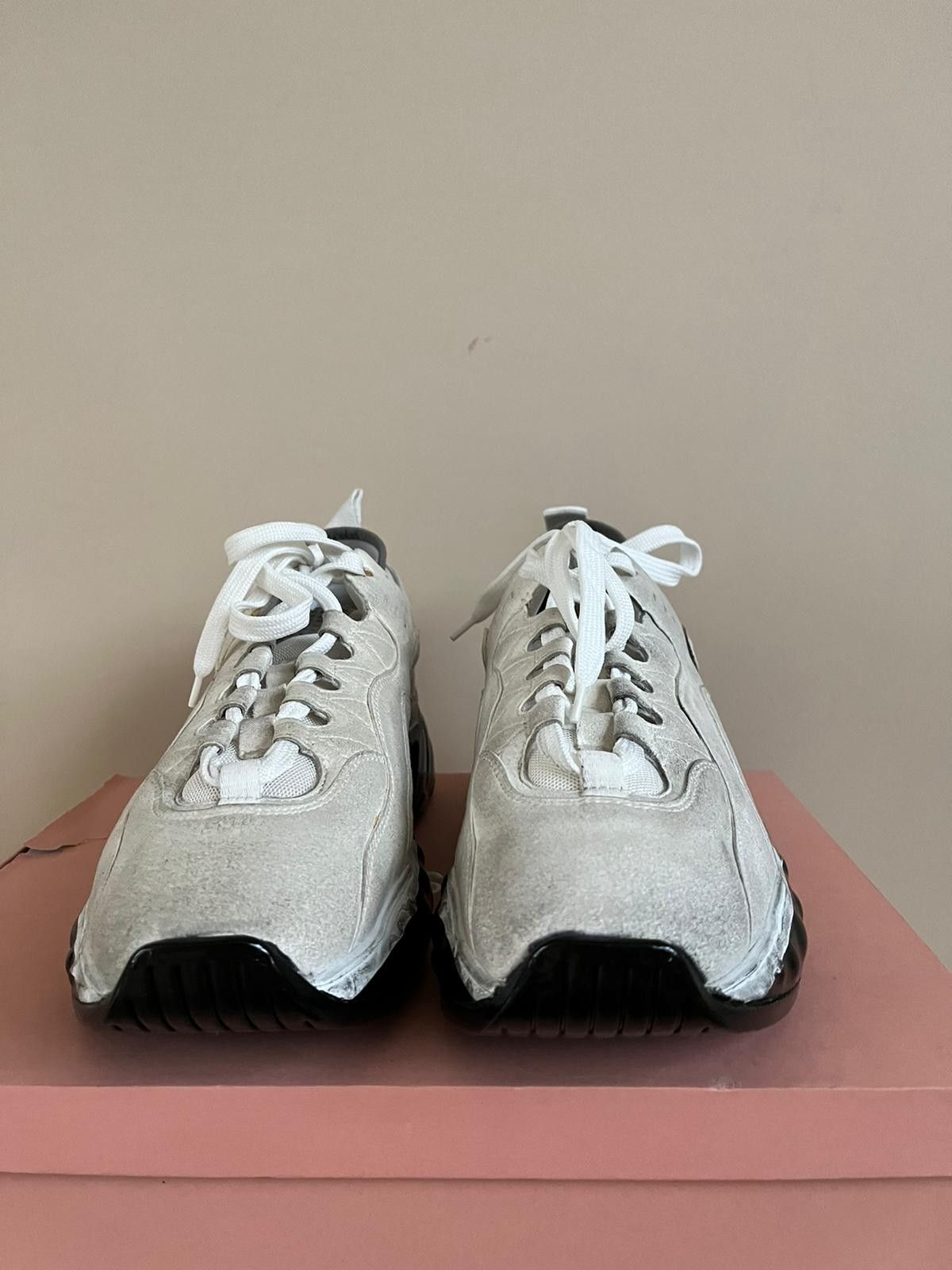 Acne Studios Rockaway Dip Sneakers in White / Black Size US 9 / EU 42 - 13 Thumbnail