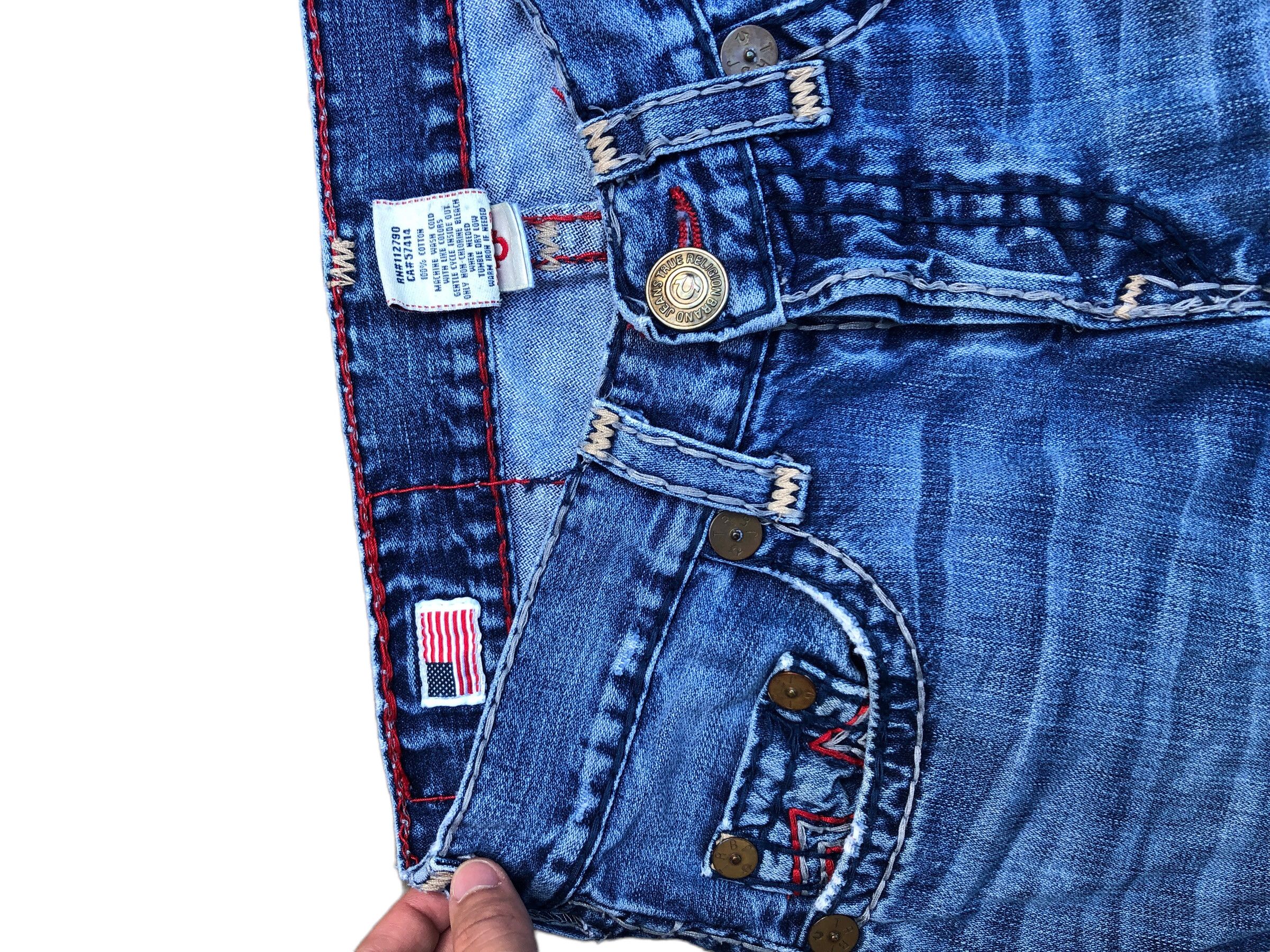 True Religion × Vintage Vintage True Religion Jeans Size 31 GENO SUPER T Red Stitch Size US 31 - 10 Thumbnail
