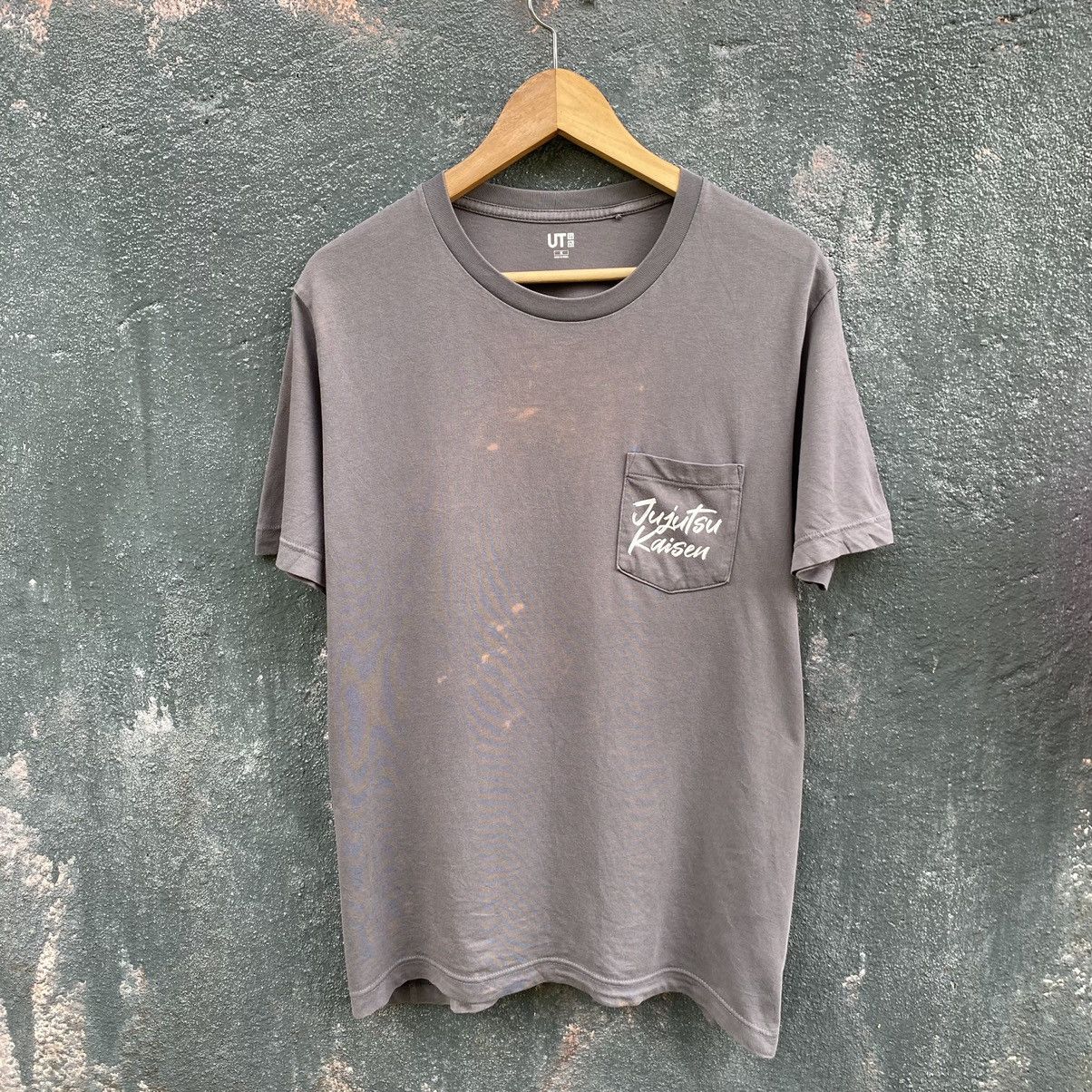 Anime Thrashed Faded Jujutsu Kaisen Satoru Gojo ERD GRUNGE TEE Size US M / EU 48-50 / 2 - 3 Thumbnail