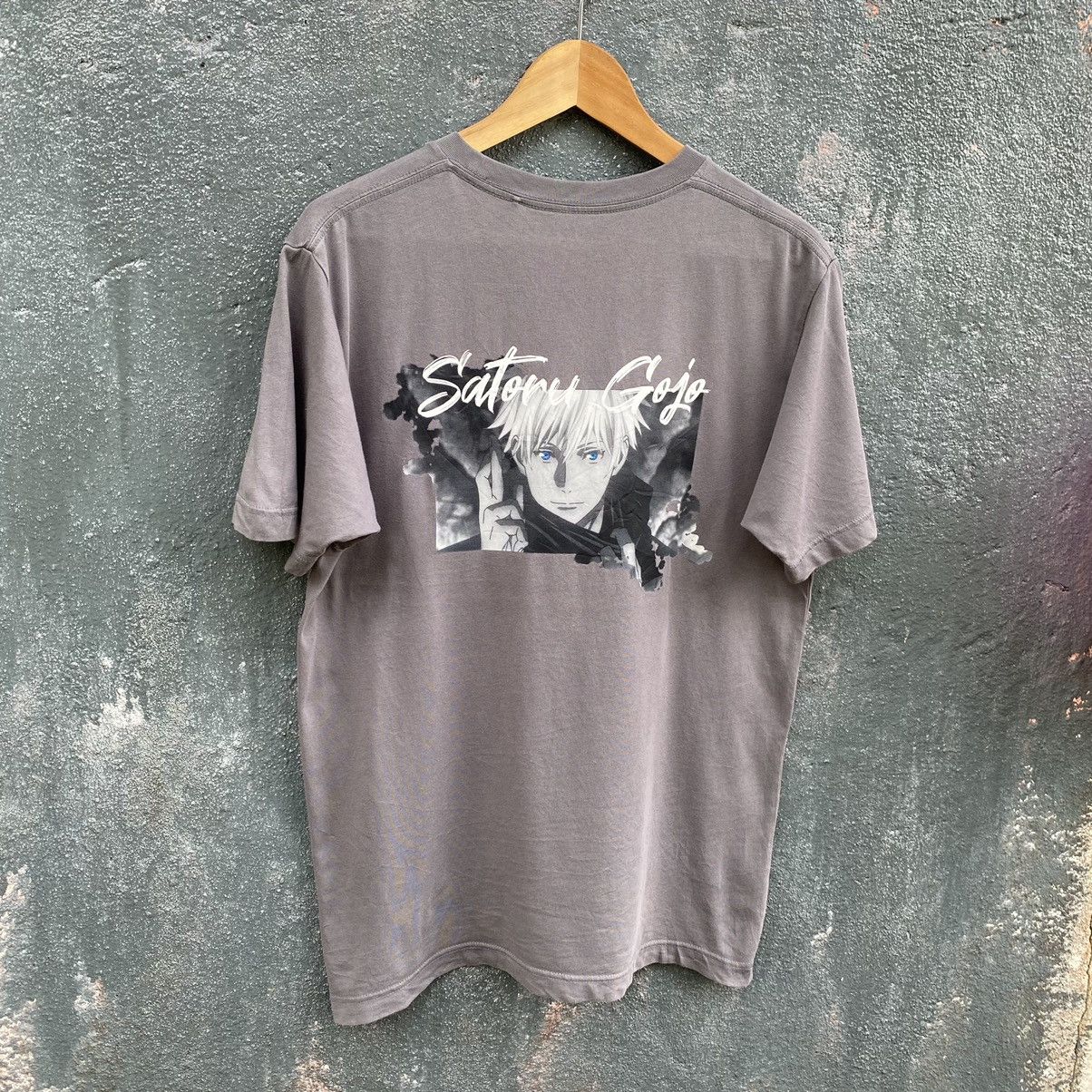 Anime Thrashed Faded Jujutsu Kaisen Satoru Gojo ERD GRUNGE TEE Size US M / EU 48-50 / 2 - 1 Thumbnail