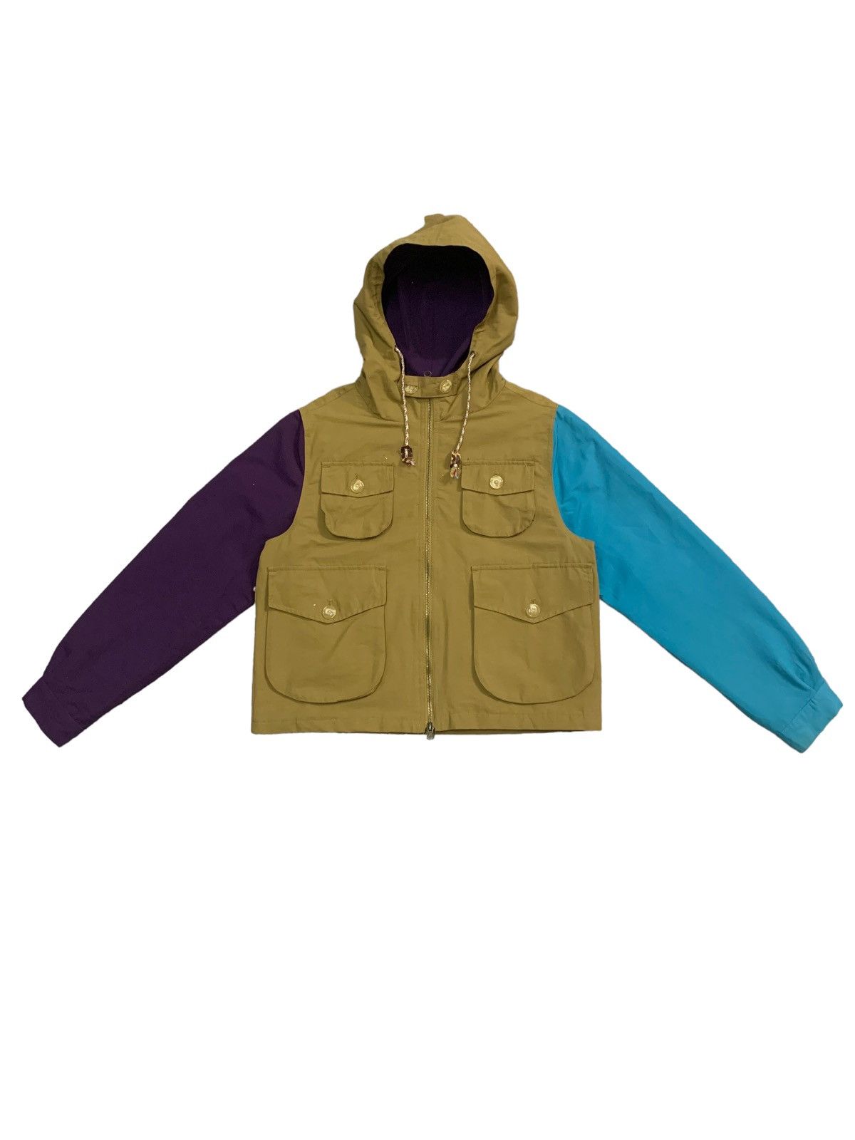 image of Archival Clothing Vintage Japanese Power To The People Cropped Jacket, Women's (Size Medium)