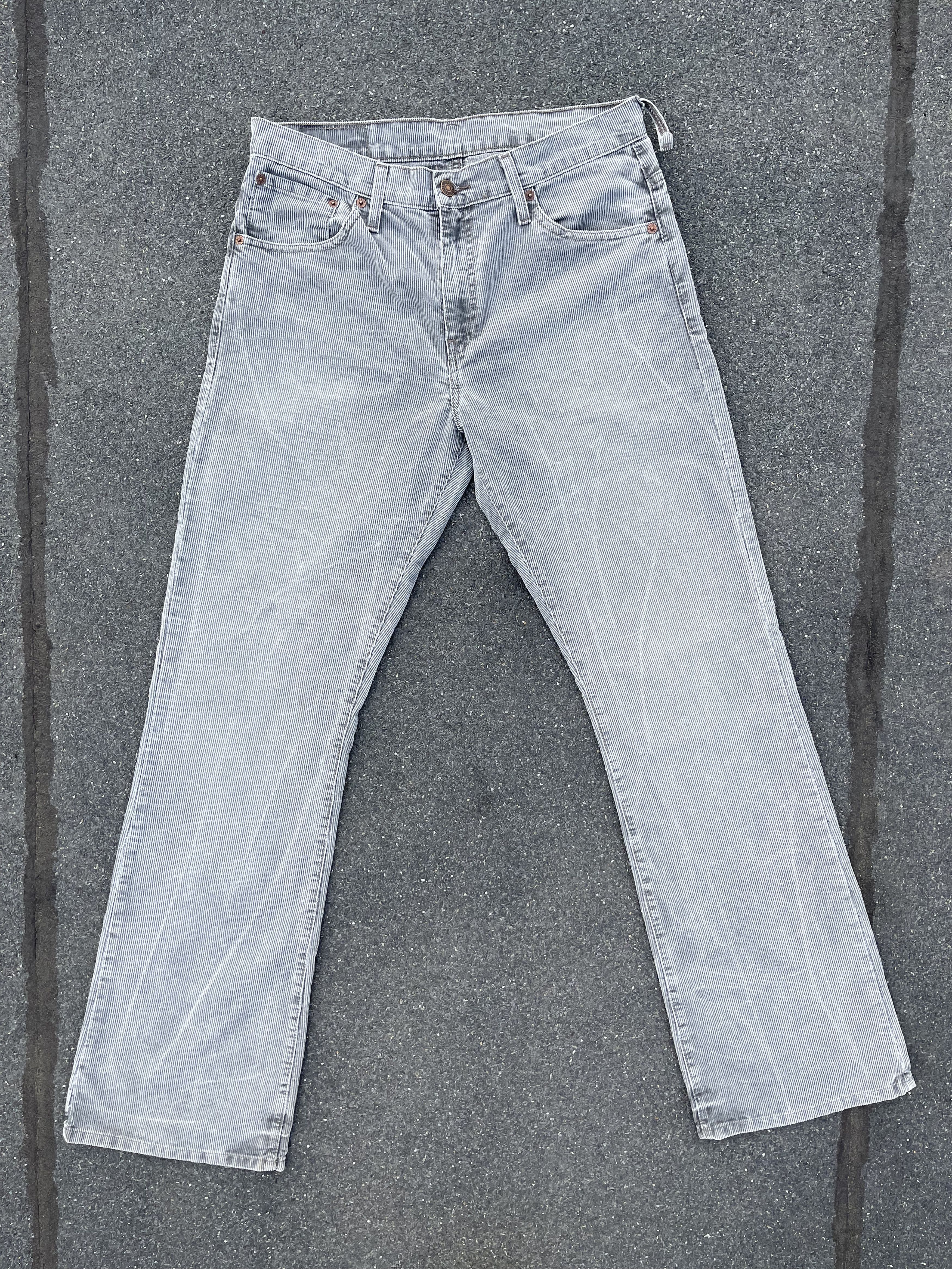 Levi's × Levi's Vintage Clothing Vintage Levi's 507 Corduroy Light Gray Washed Pant Size US 31 - 2 Thumbnail