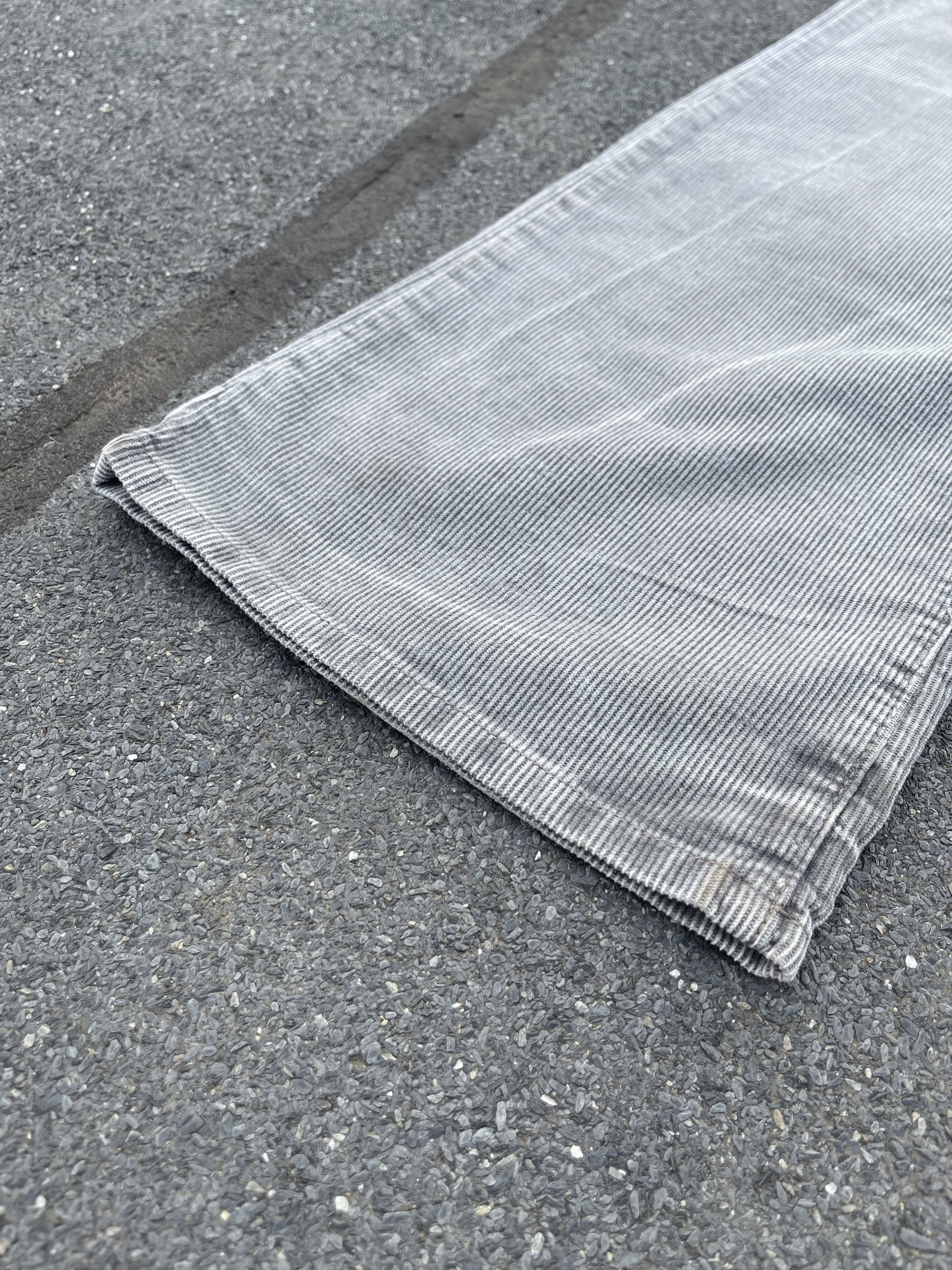 Levi's × Levi's Vintage Clothing Vintage Levi's 507 Corduroy Light Gray Washed Pant Size US 31 - 6 Thumbnail