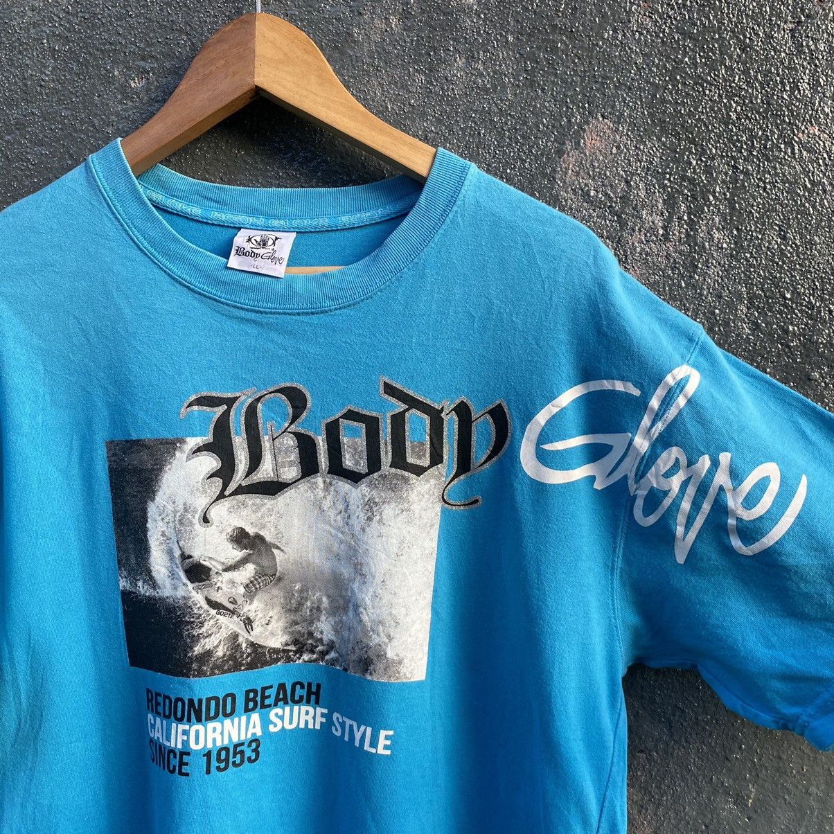 Body Glove Vintage Faded Y2K Body Glove Surf ERD GRUNGE THRASHED TEE Size US L / EU 52-54 / 3 - 3 Thumbnail