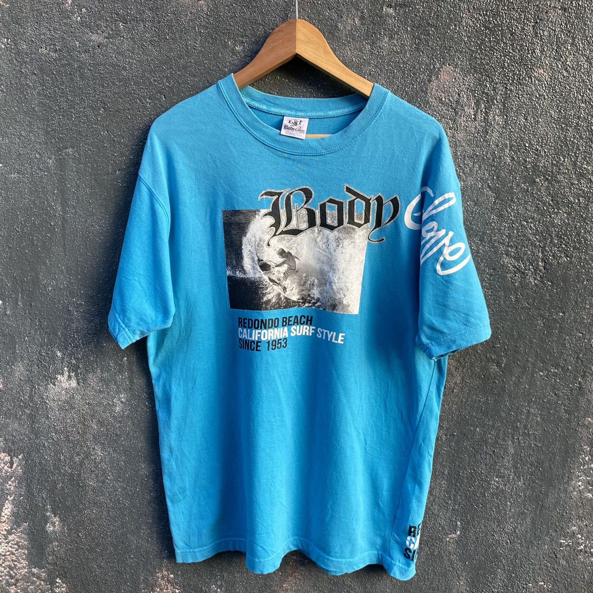 Body Glove Vintage Faded Y2K Body Glove Surf ERD GRUNGE THRASHED TEE Size US L / EU 52-54 / 3 - 1 Thumbnail