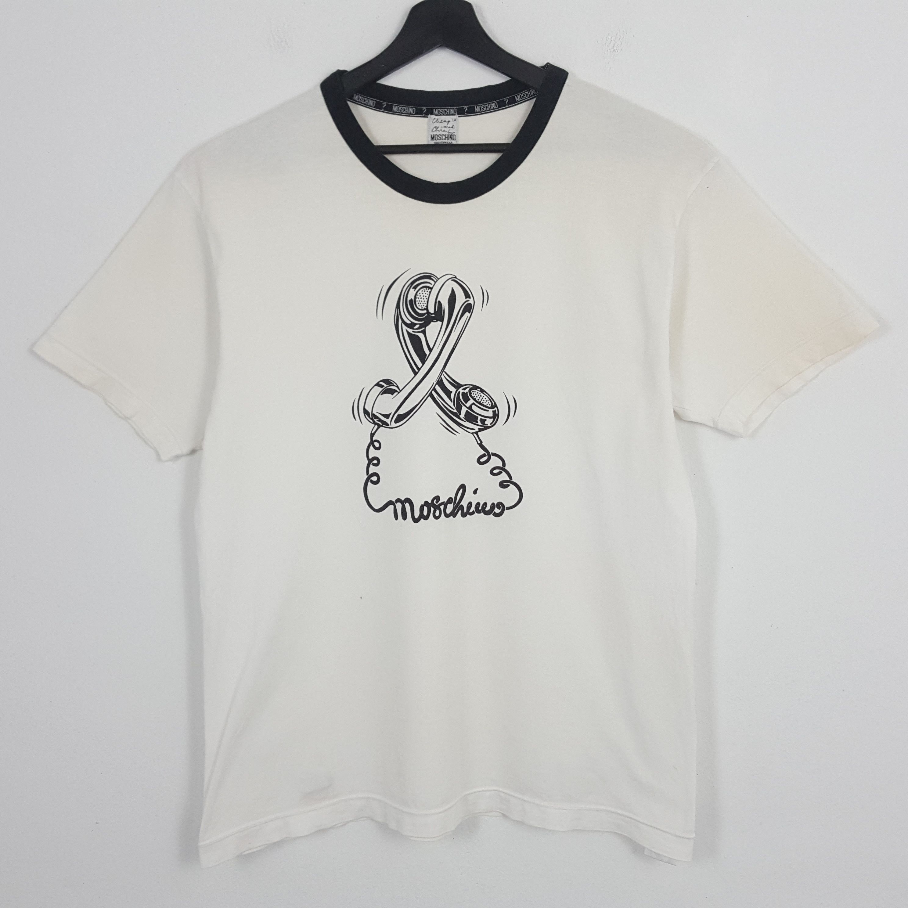 Moschino MOSCHINO Men T-Shirts 0241 A0713 1001 WHITE | Grailed