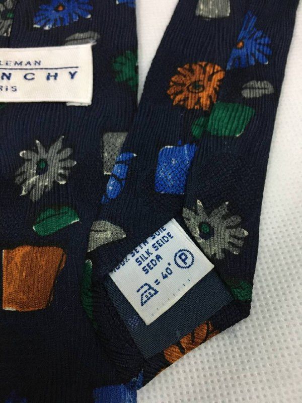 Givenchy Gentleman Givenchy Paris Art Design Tie Size ONE SIZE - 6 Thumbnail