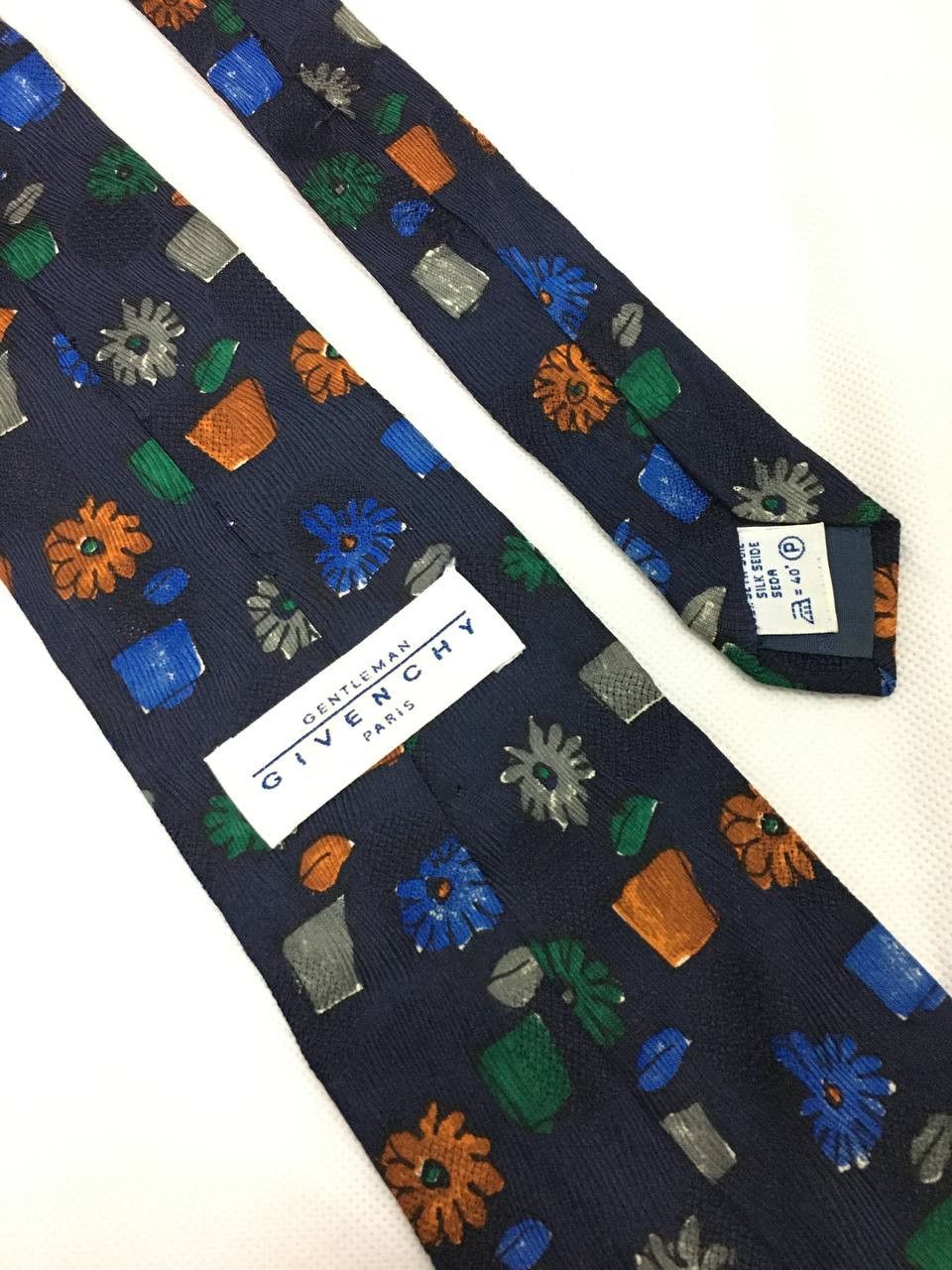Givenchy Gentleman Givenchy Paris Art Design Tie Size ONE SIZE - 1 Thumbnail