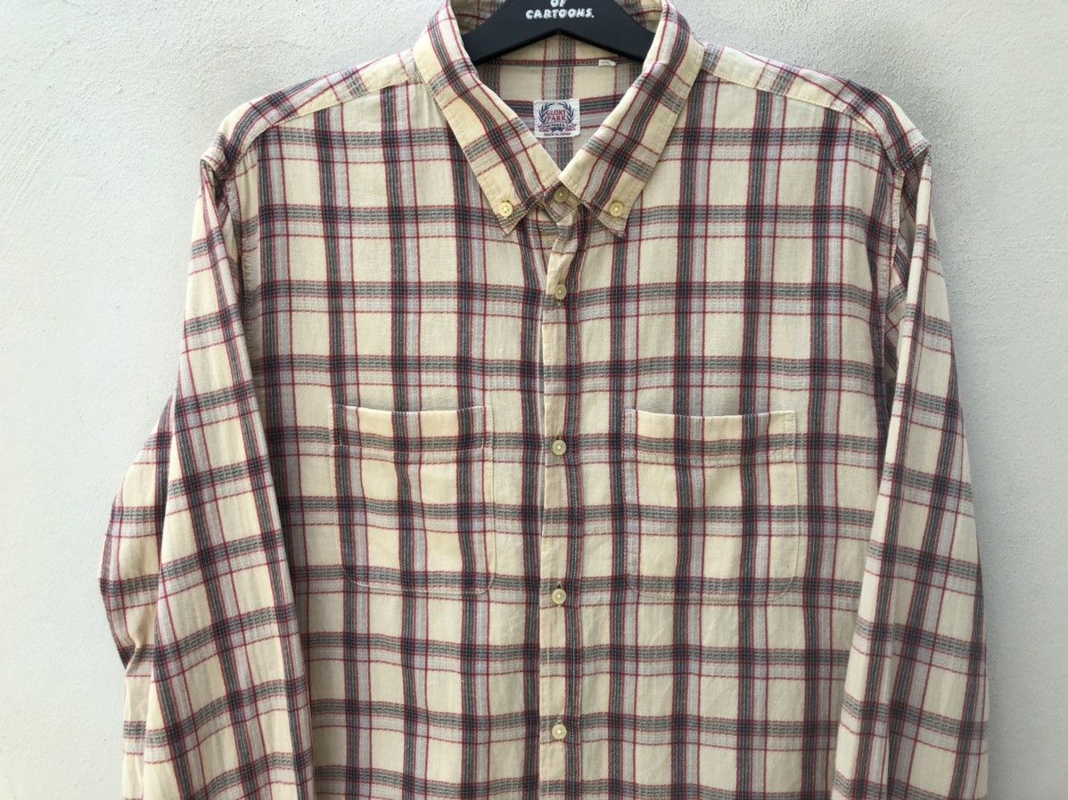 The Flat Head The Flat Head Japan Checkered Long Sleeves Shirt Size US M / EU 48-50 / 2 - 3 Thumbnail