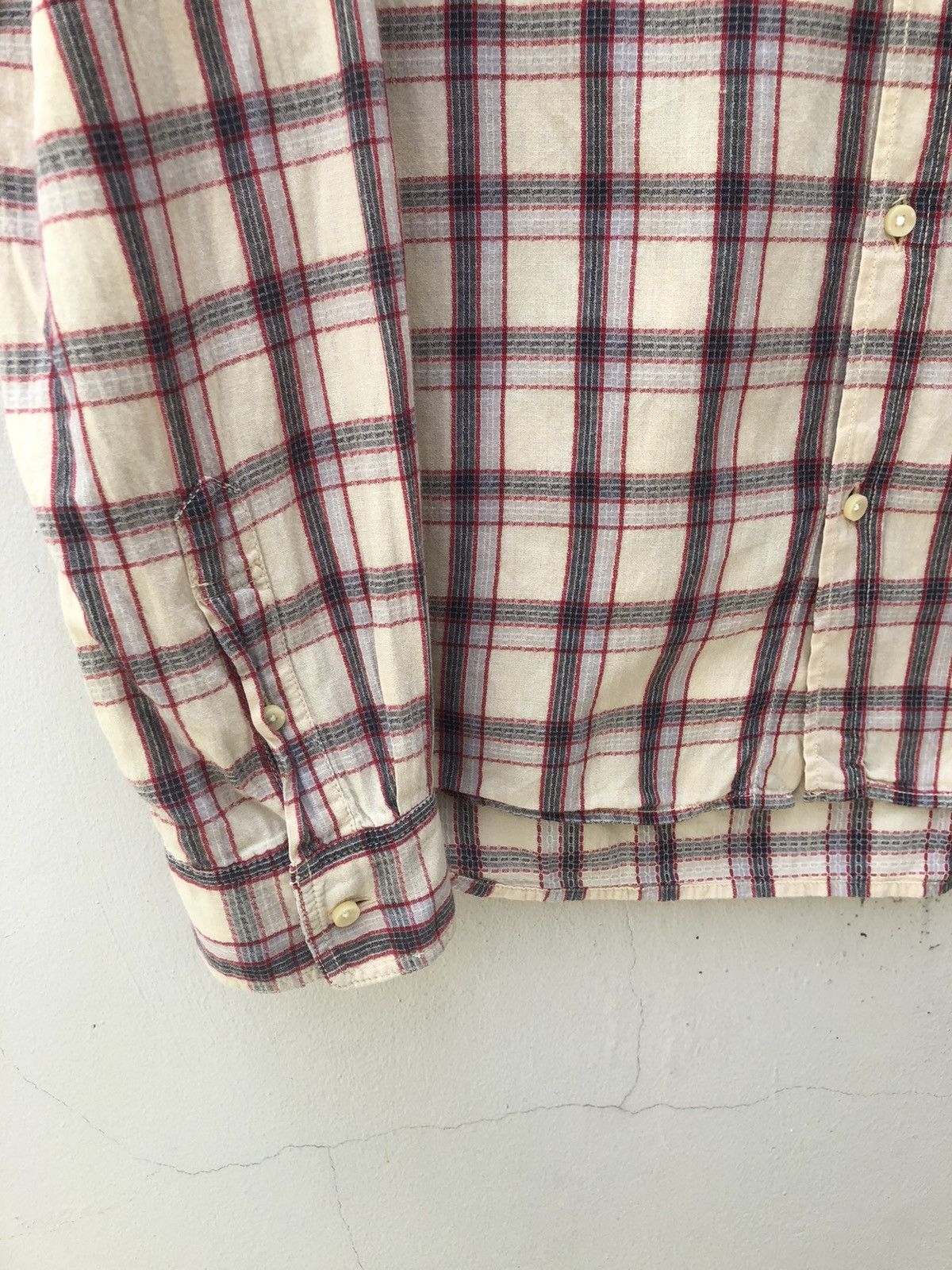 The Flat Head The Flat Head Japan Checkered Long Sleeves Shirt Size US M / EU 48-50 / 2 - 6 Thumbnail