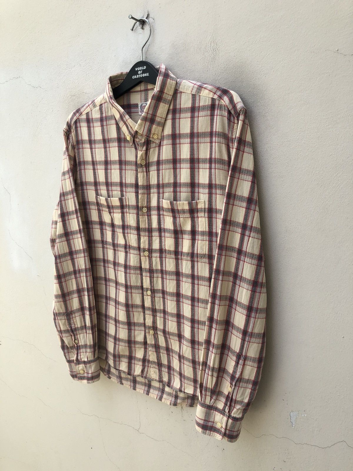 The Flat Head The Flat Head Japan Checkered Long Sleeves Shirt Size US M / EU 48-50 / 2 - 4 Thumbnail