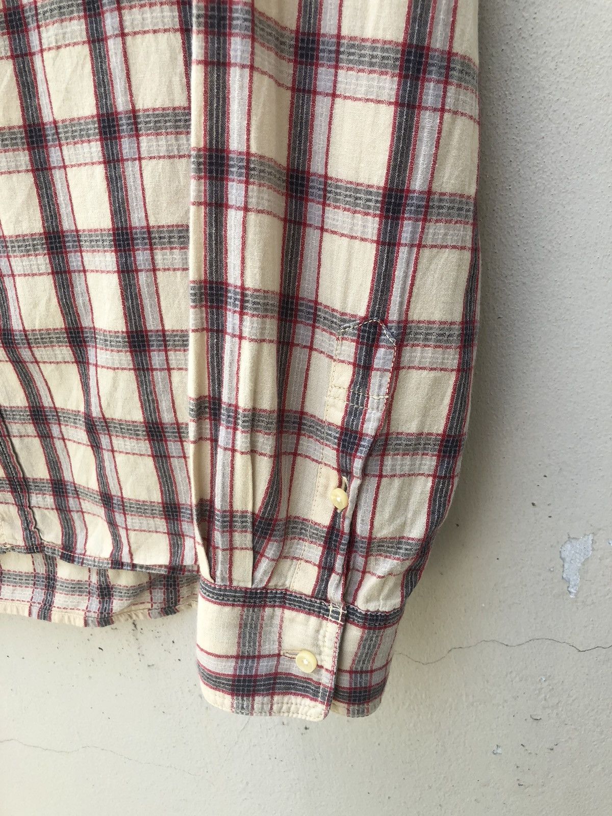 The Flat Head The Flat Head Japan Checkered Long Sleeves Shirt Size US M / EU 48-50 / 2 - 5 Thumbnail