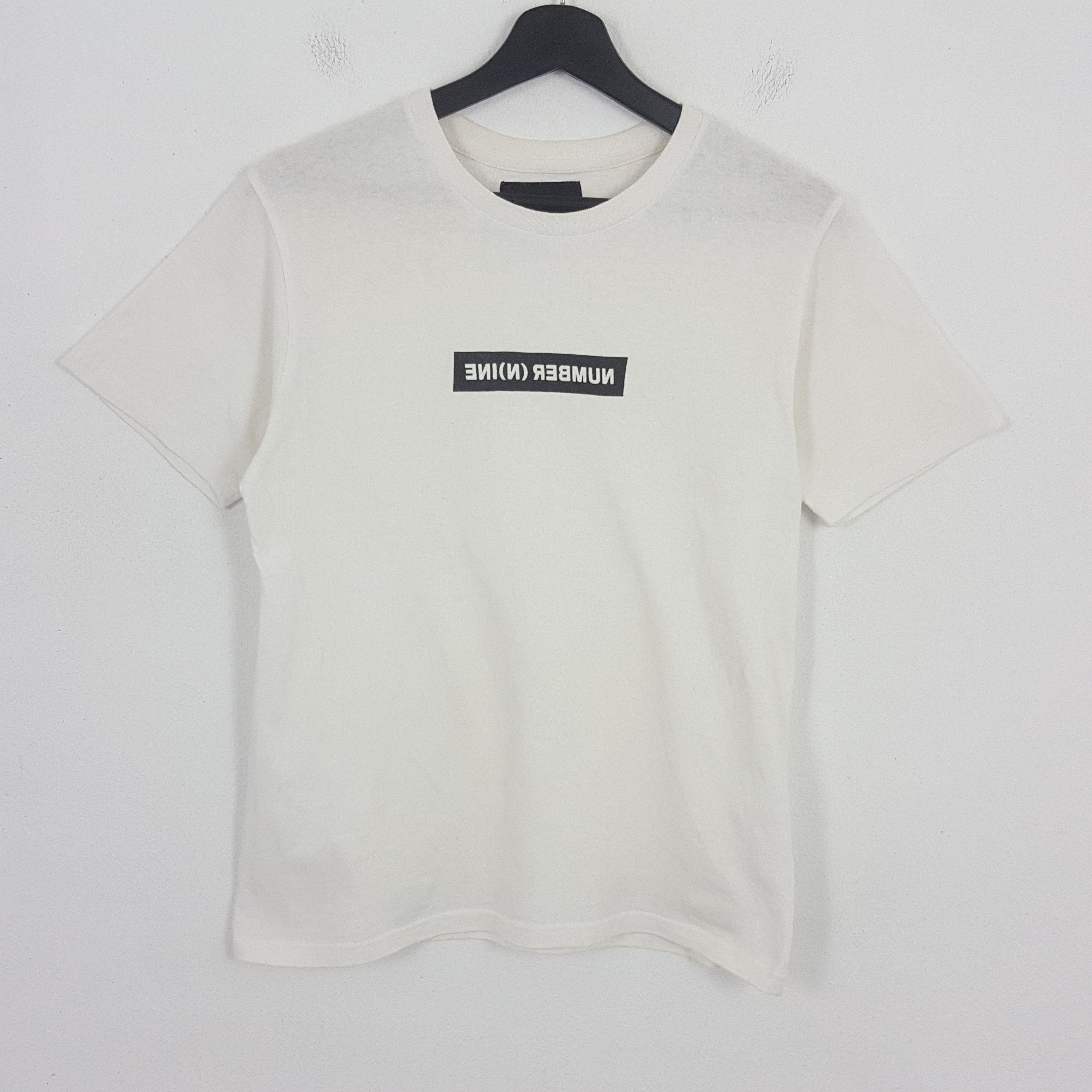 Japanese Brand × Number (N)ine × Vintage NUMBER NINE Japanese Brand Box Design T-Shirt Size US M / EU 48-50 / 2 - 1 Thumbnail