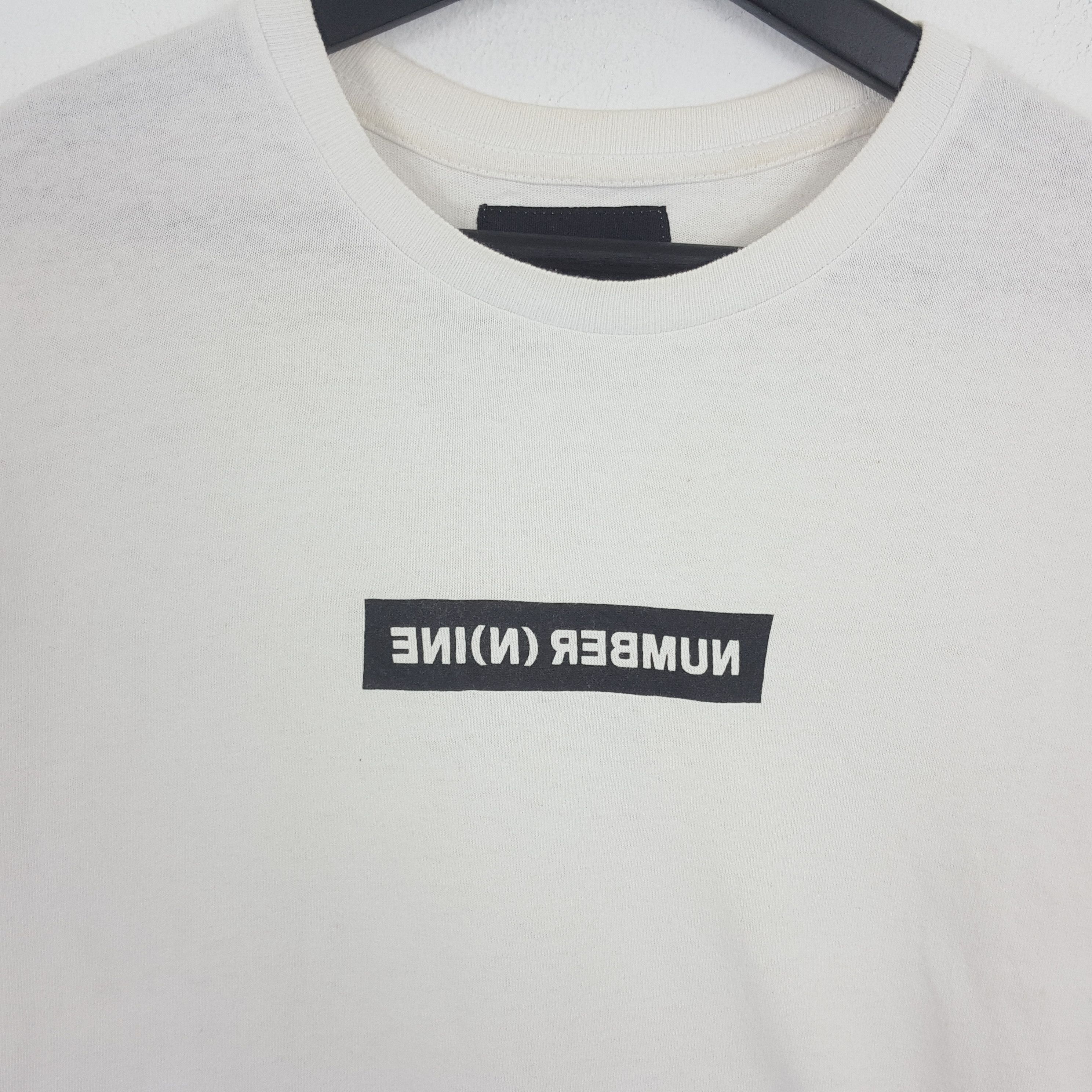 Japanese Brand × Number (N)ine × Vintage NUMBER NINE Japanese Brand Box Design T-Shirt Size US M / EU 48-50 / 2 - 2 Thumbnail