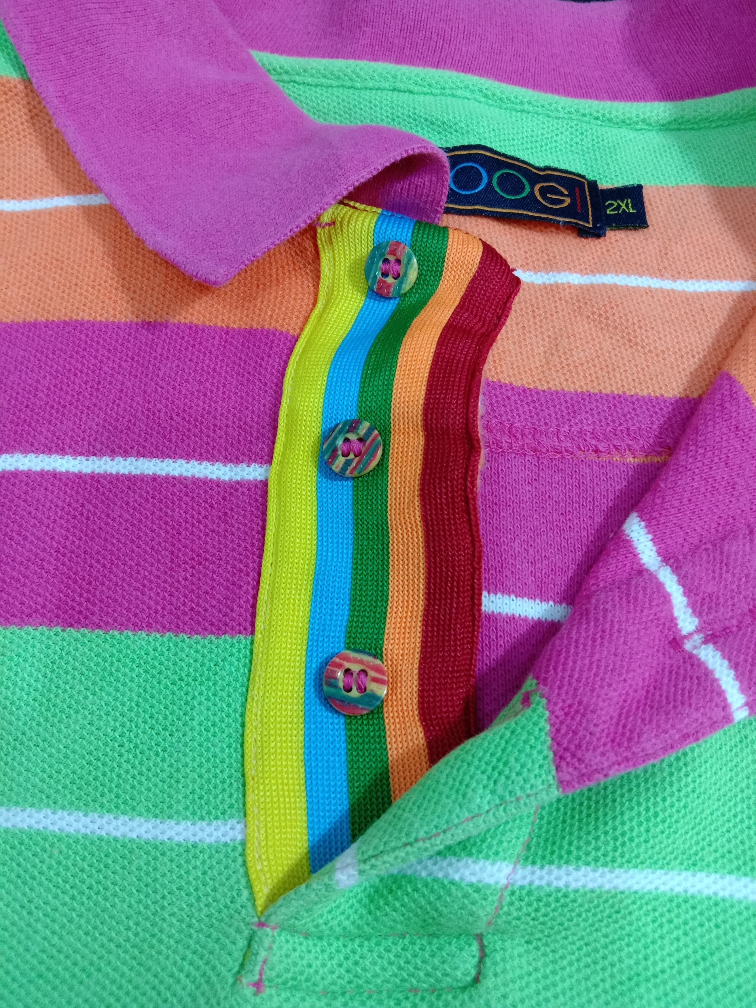 Coogi COOGI COLOURFUL Polo Striped Big Size Size US XL / EU 56 / 4 - 2 Thumbnail
