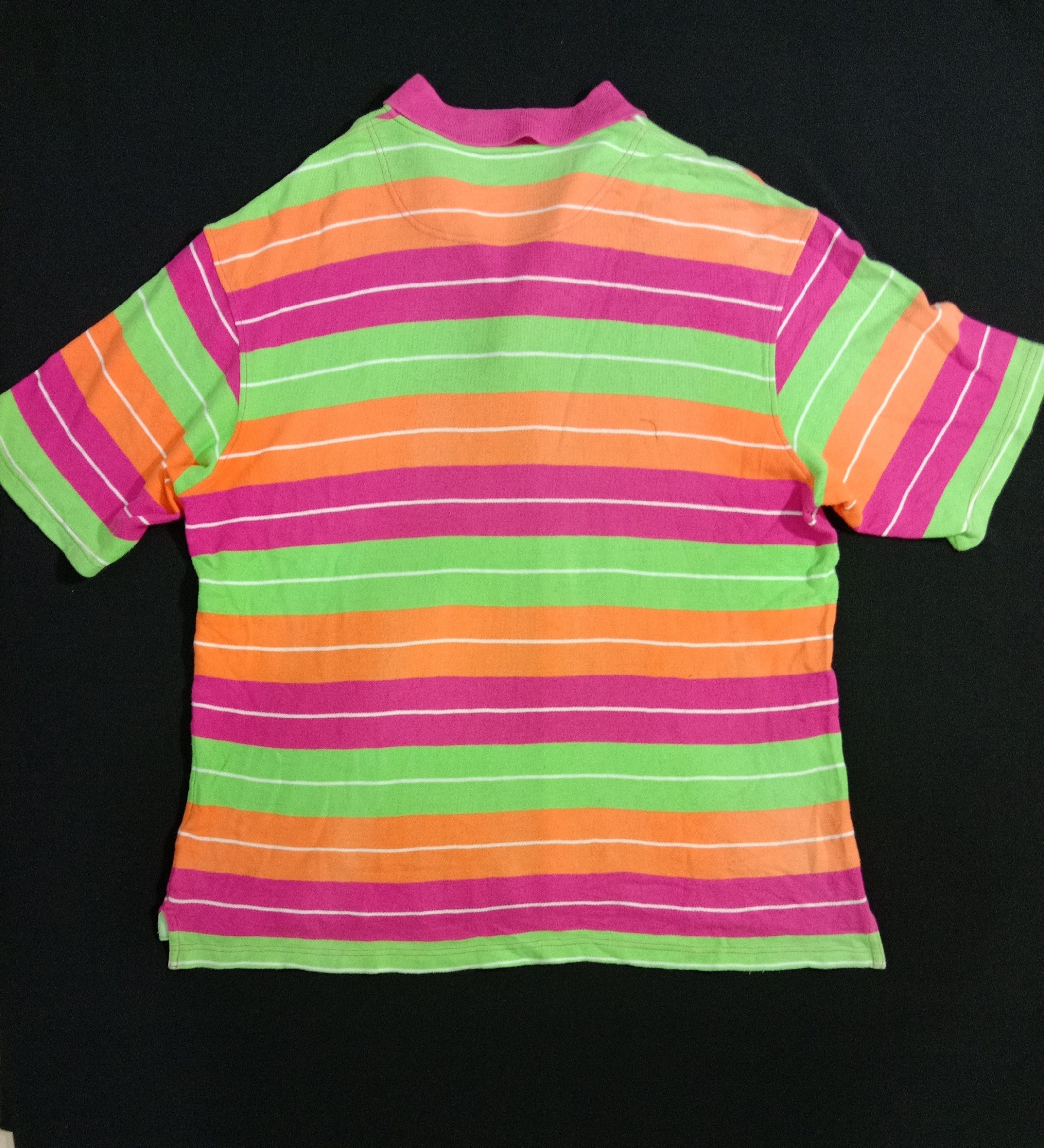 Coogi COOGI COLOURFUL Polo Striped Big Size Size US XL / EU 56 / 4 - 7 Thumbnail