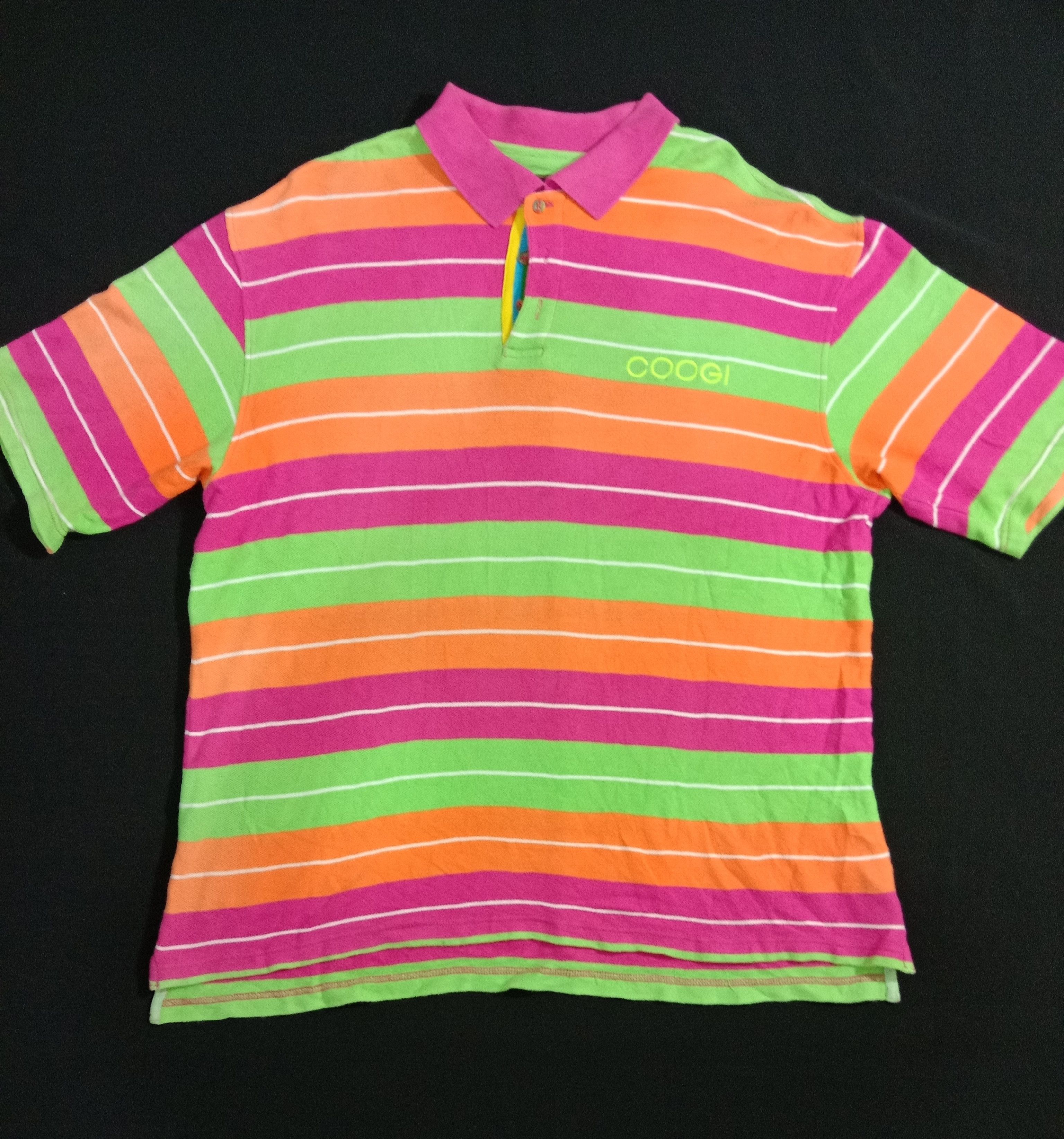 Coogi COOGI COLOURFUL Polo Striped Big Size Size US XL / EU 56 / 4 - 1 Thumbnail