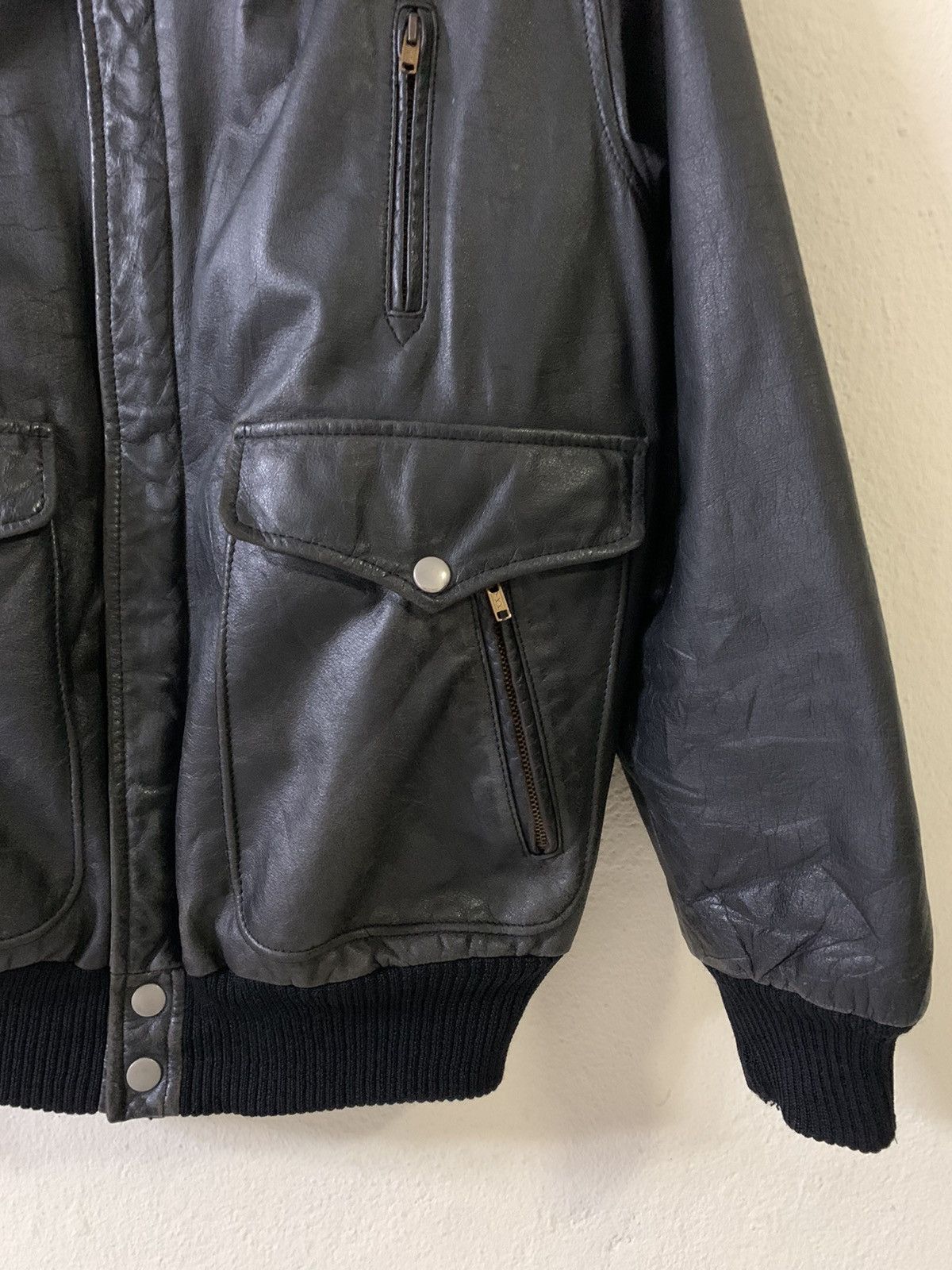 Japanese Brand Toma Leathe Jacket Size US M / EU 48-50 / 2 - 2 Thumbnail