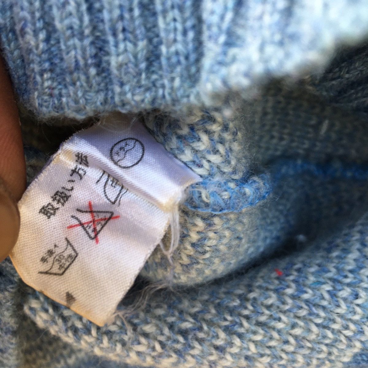 Aran Isles Knitwear Vintage Japanese Brand Rabbit Moon Knitwear Wool Sweater Size US L / EU 52-54 / 3 - 9 Thumbnail