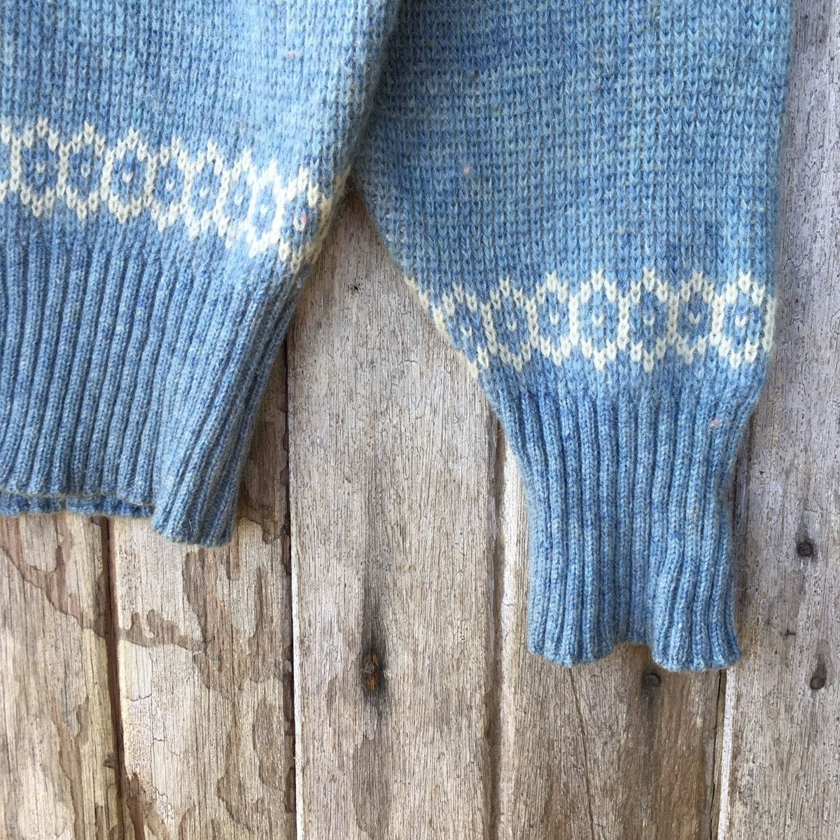 Aran Isles Knitwear Vintage Japanese Brand Rabbit Moon Knitwear Wool Sweater Size US L / EU 52-54 / 3 - 6 Thumbnail