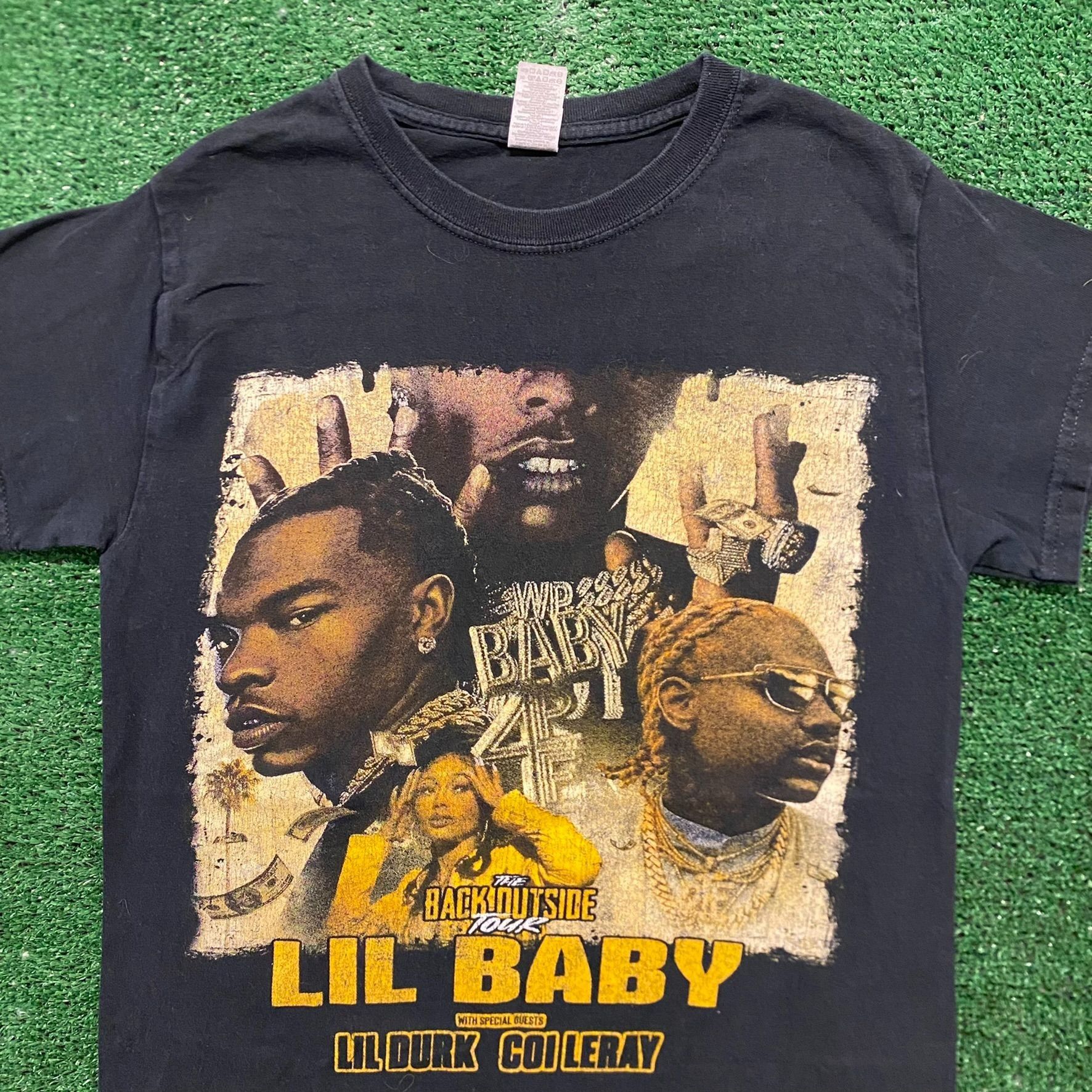 Rap Tees Lil Baby Lil Durk Drill Rap Hip Hop T-Shirt Size US S / EU 44-46 / 1 - 2 Thumbnail