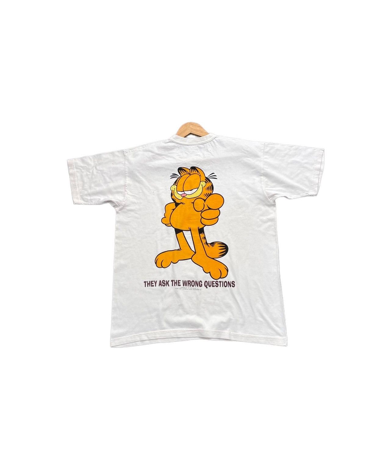 Vintage Vintage Garfield Mirror Tshirt Size US M / EU 48-50 / 2 - 2 Thumbnail