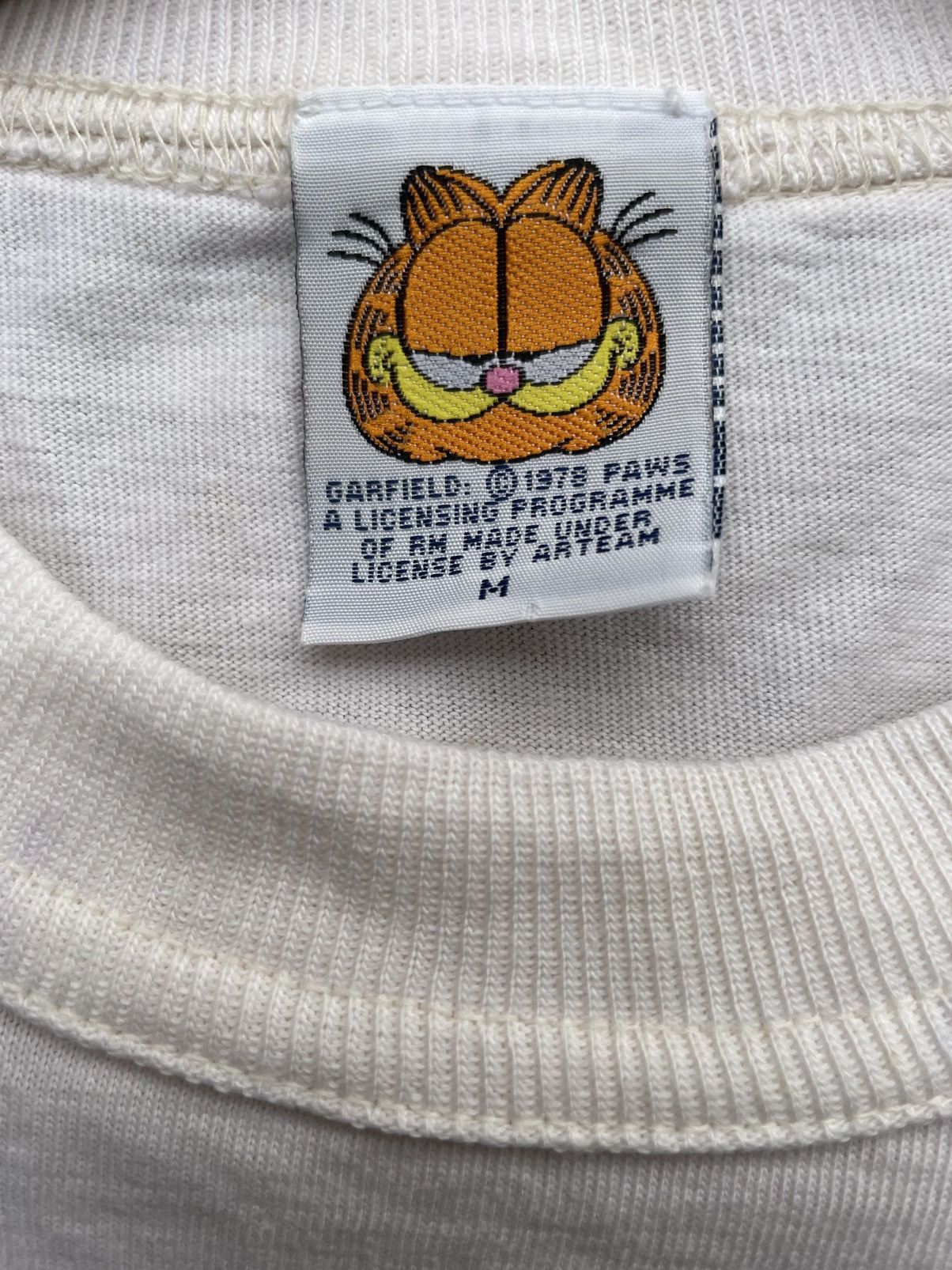 Vintage Vintage Garfield Mirror Tshirt Size US M / EU 48-50 / 2 - 14 Thumbnail