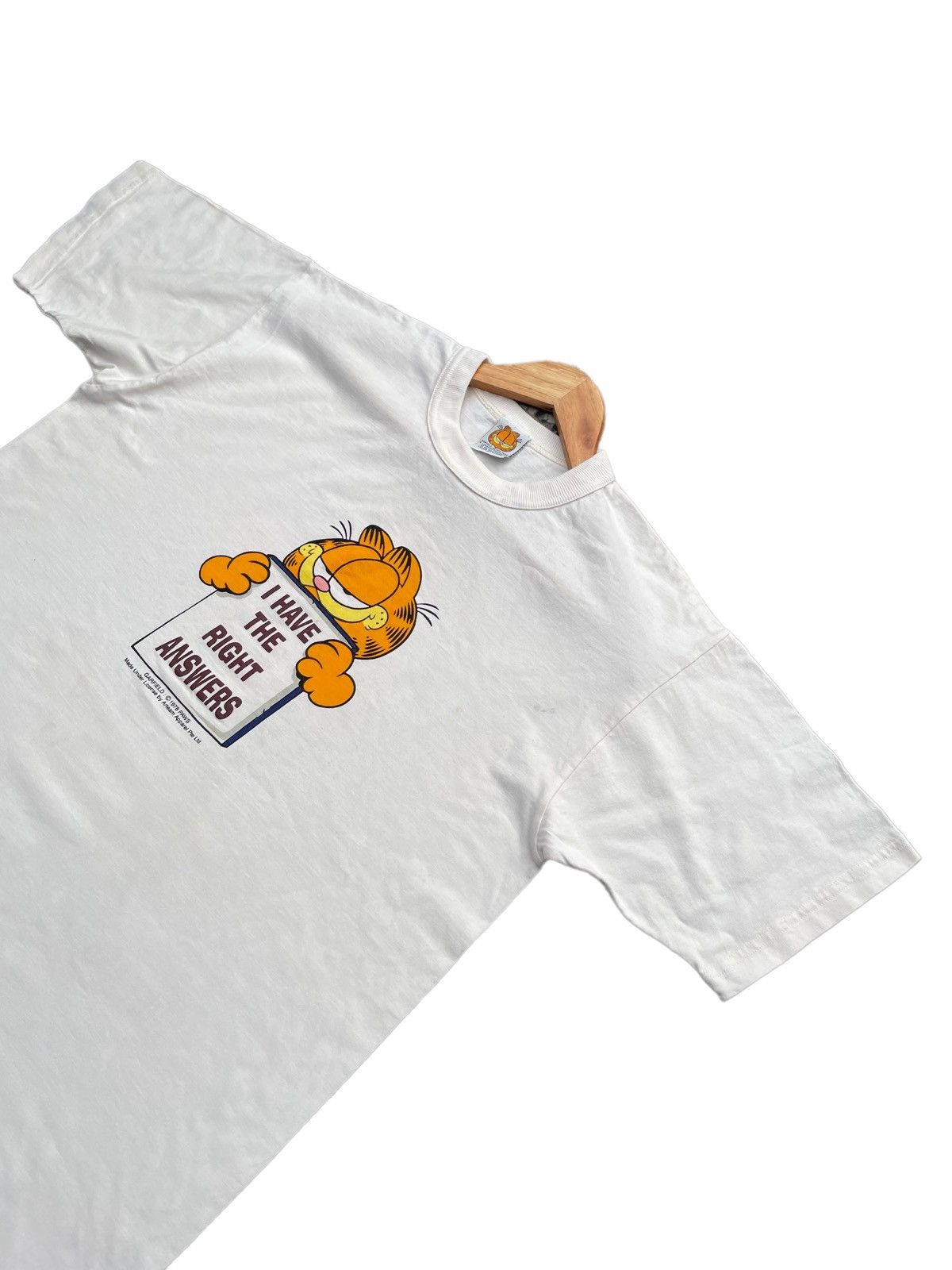 Vintage Vintage Garfield Mirror Tshirt Size US M / EU 48-50 / 2 - 5 Thumbnail