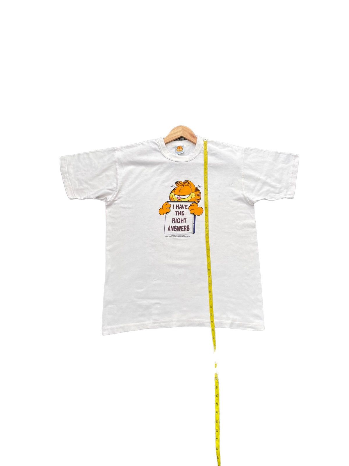 Vintage Vintage Garfield Mirror Tshirt Size US M / EU 48-50 / 2 - 4 Thumbnail