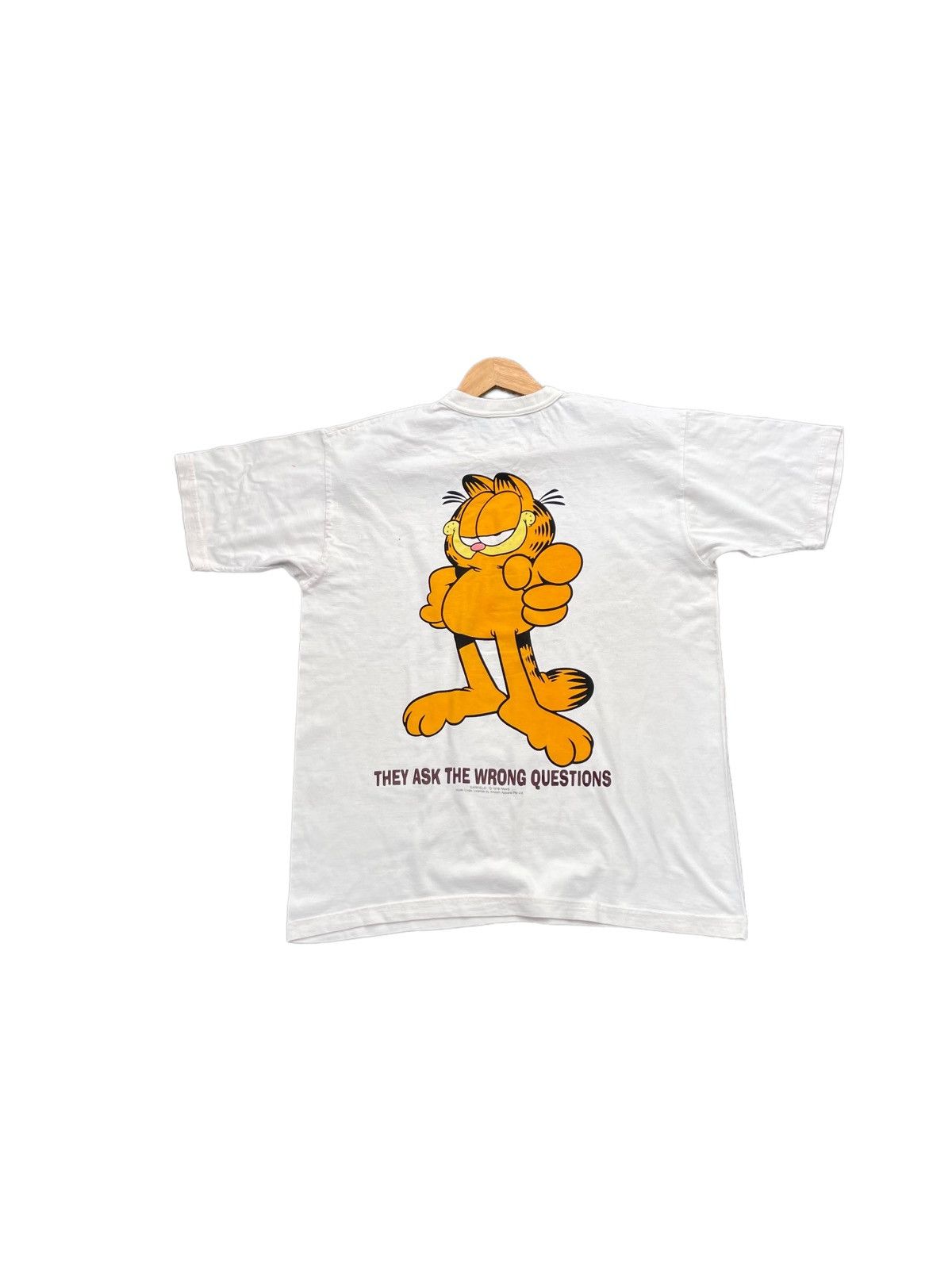 Vintage Vintage Garfield Mirror Tshirt Size US M / EU 48-50 / 2 - 9 Thumbnail