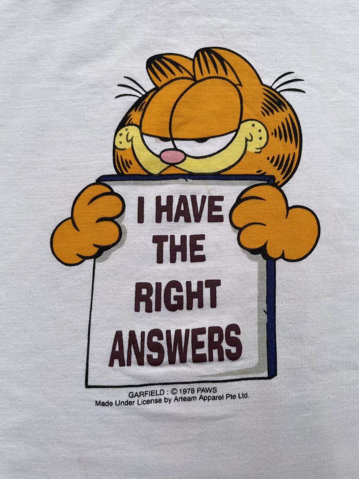 Vintage Vintage Garfield Mirror Tshirt Size US M / EU 48-50 / 2 - 16 Thumbnail