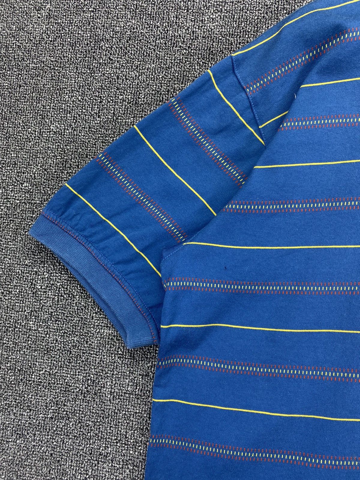 Christian Dior Monsieur Vintage Christian Dior Multicolour Stripes Polos T Shirts Size L / US 10 / IT 46 - 12 Thumbnail