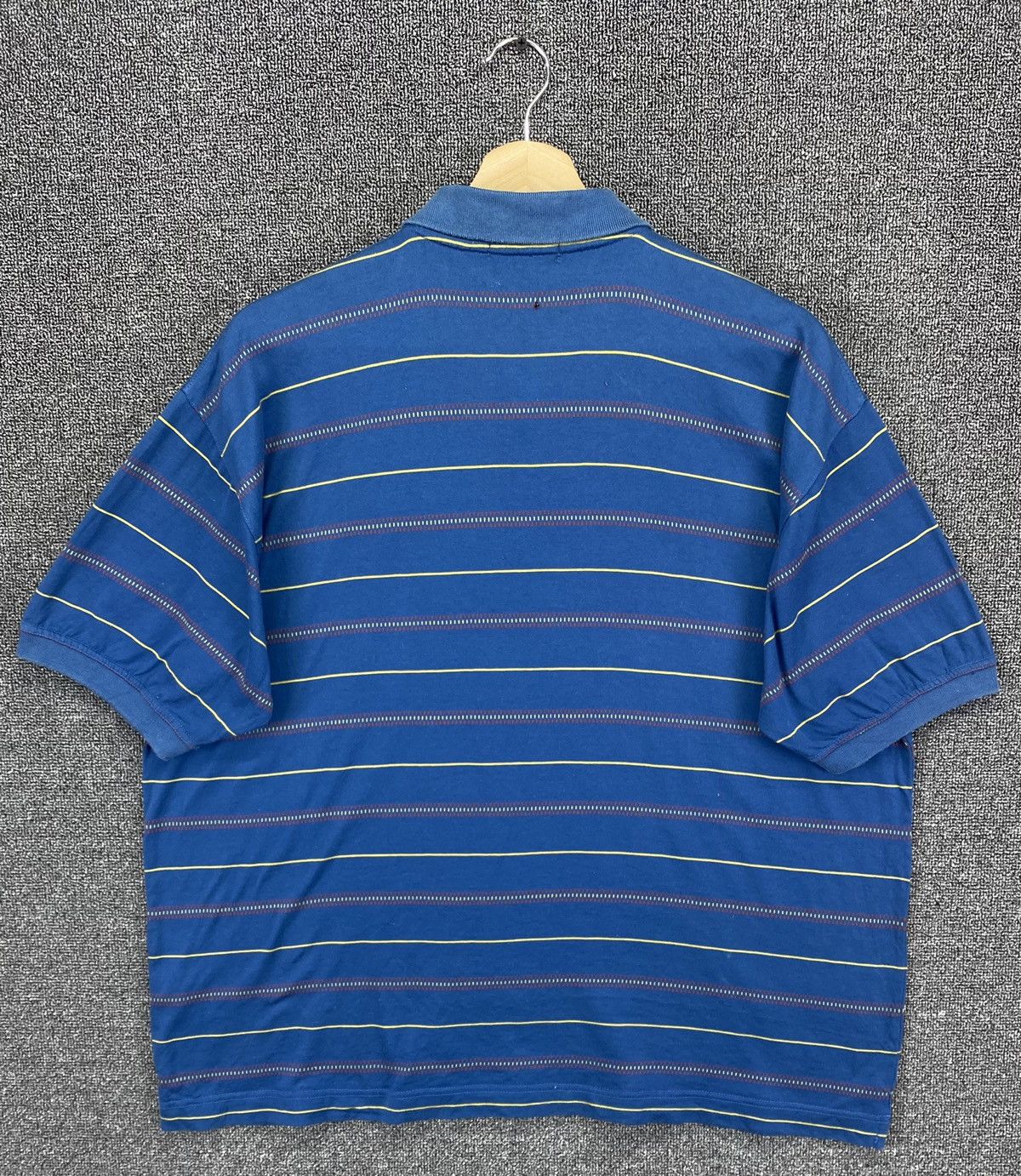 Christian Dior Monsieur Vintage Christian Dior Multicolour Stripes Polos T Shirts Size L / US 10 / IT 46 - 10 Thumbnail