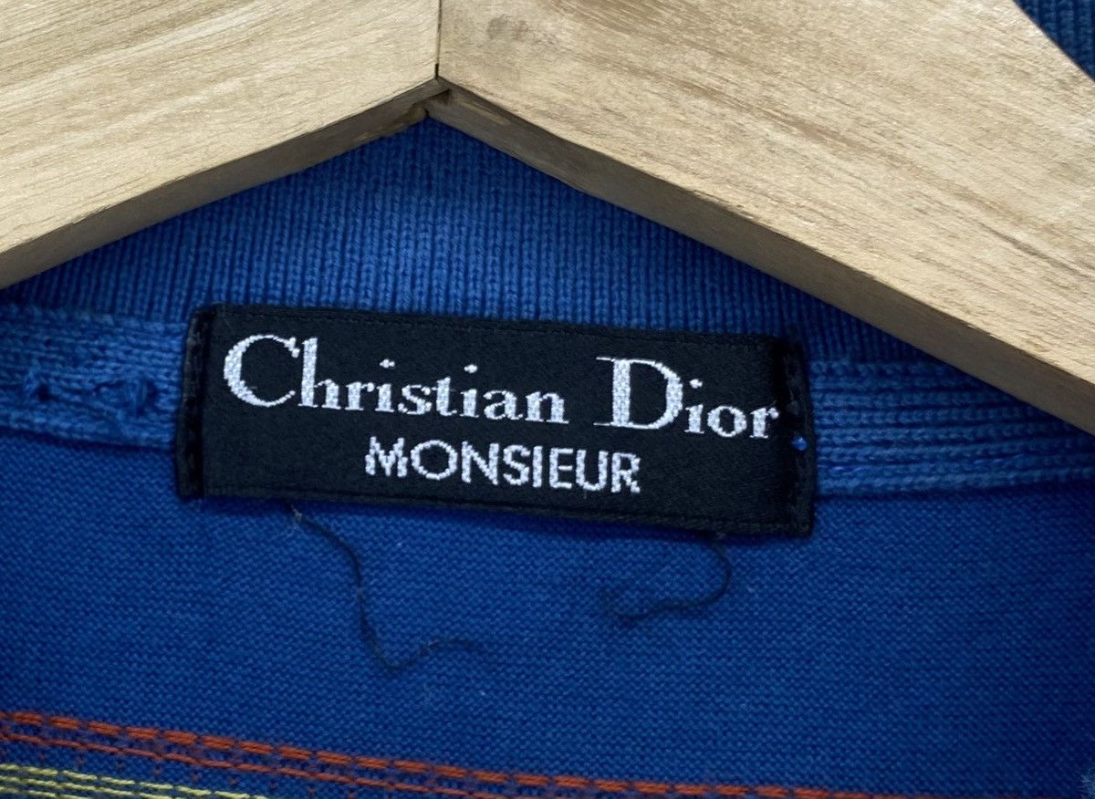 Christian Dior Monsieur Vintage Christian Dior Multicolour Stripes Polos T Shirts Size L / US 10 / IT 46 - 7 Thumbnail