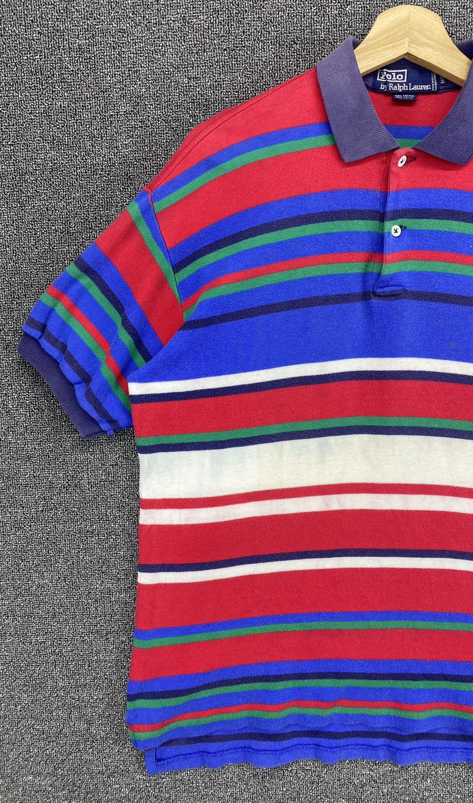 Polo Ralph Lauren Vintage Polo Ralph Lauren Multicolour Striped Polos T Shirt Size US M / EU 48-50 / 2 - 3 Thumbnail