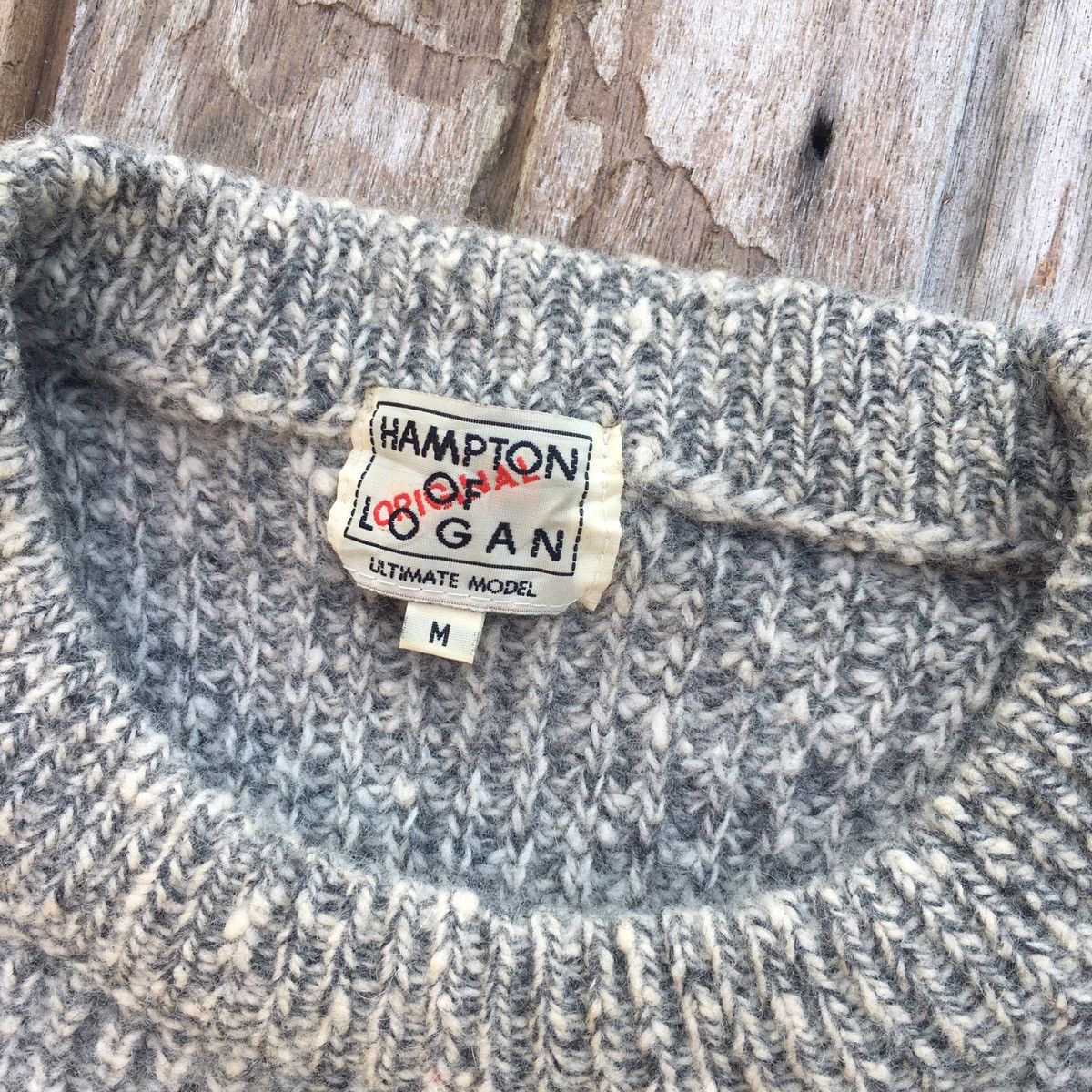 Aran Isles Knitwear Vintage Hampton Of Logan ERD GRUNGE LGB WOOL KNITWEAR Size US M / EU 48-50 / 2 - 4 Thumbnail