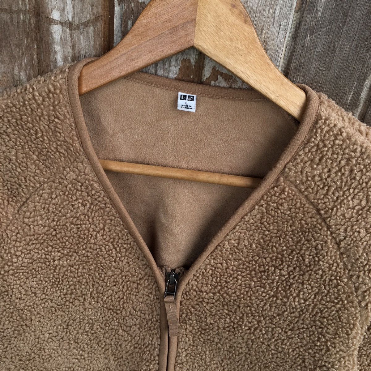 Uniqlo Vintage Uniqlo fleece zipper jacket ERD GRUNGE LGB Size US L / EU 52-54 / 3 - 3 Thumbnail