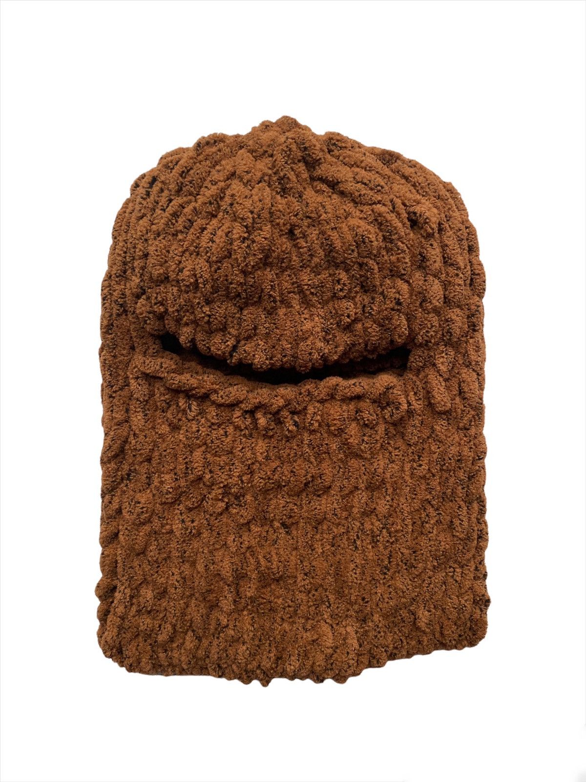 Handmade × Japanese Brand Handmade Fluffy Knitted Balaclava Bunny Teddy Bear Style Size ONE SIZE - 2 Thumbnail
