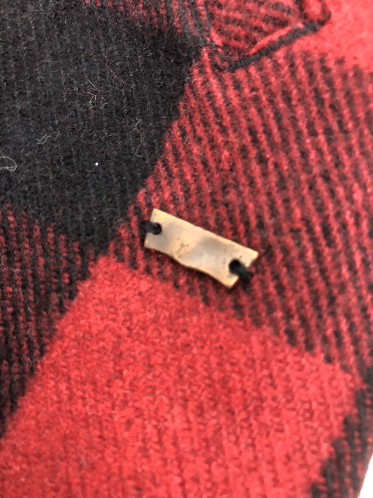 Levi's × Vintage Vintage Levis Women Wool Red Black Parka Jacket Size XS / US 0-2 / IT 36-38 - 6 Thumbnail