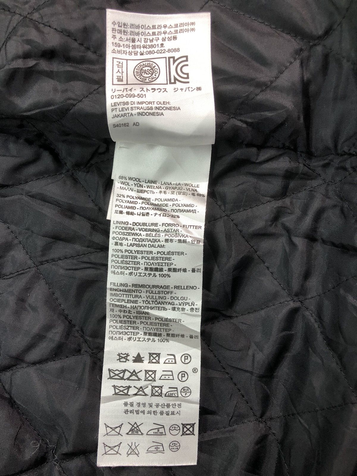 Levi's × Vintage Vintage Levis Women Wool Red Black Parka Jacket Size XS / US 0-2 / IT 36-38 - 10 Thumbnail