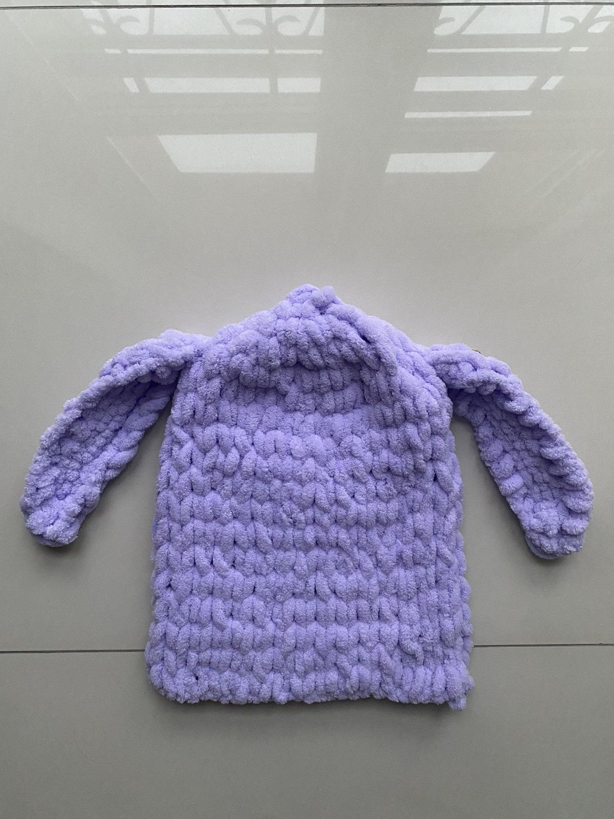 Handmade Handmade Knitted Balaclava Ski Mask Bunny Rabbit Style Size ONE SIZE - 3 Thumbnail