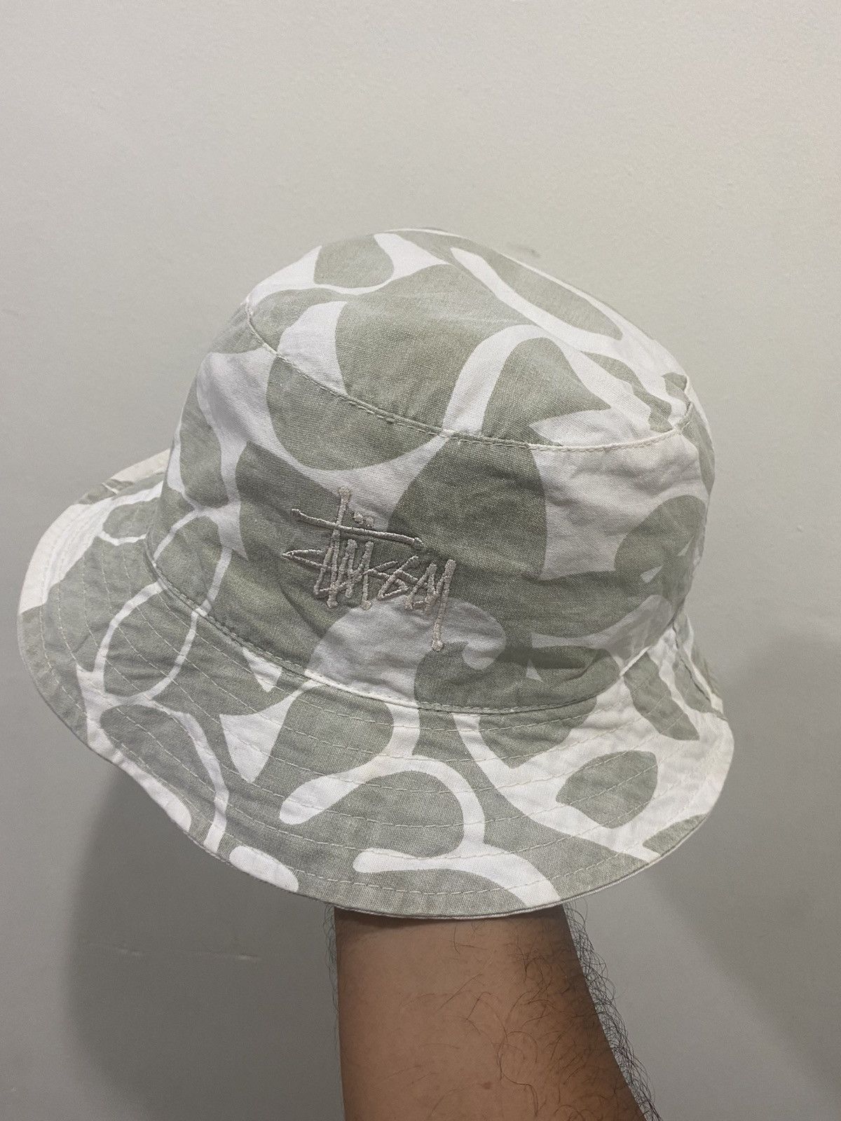 Stussy VTG Stussy Camo Signature Bucket Hat Size ONE SIZE - 2 Thumbnail