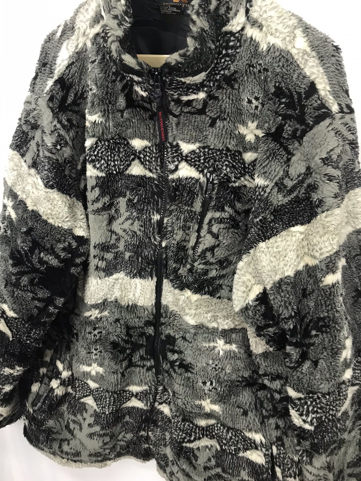 Other Fleece printed zipper jacket by British khaki Size US L / EU 52-54 / 3 - 5 Thumbnail