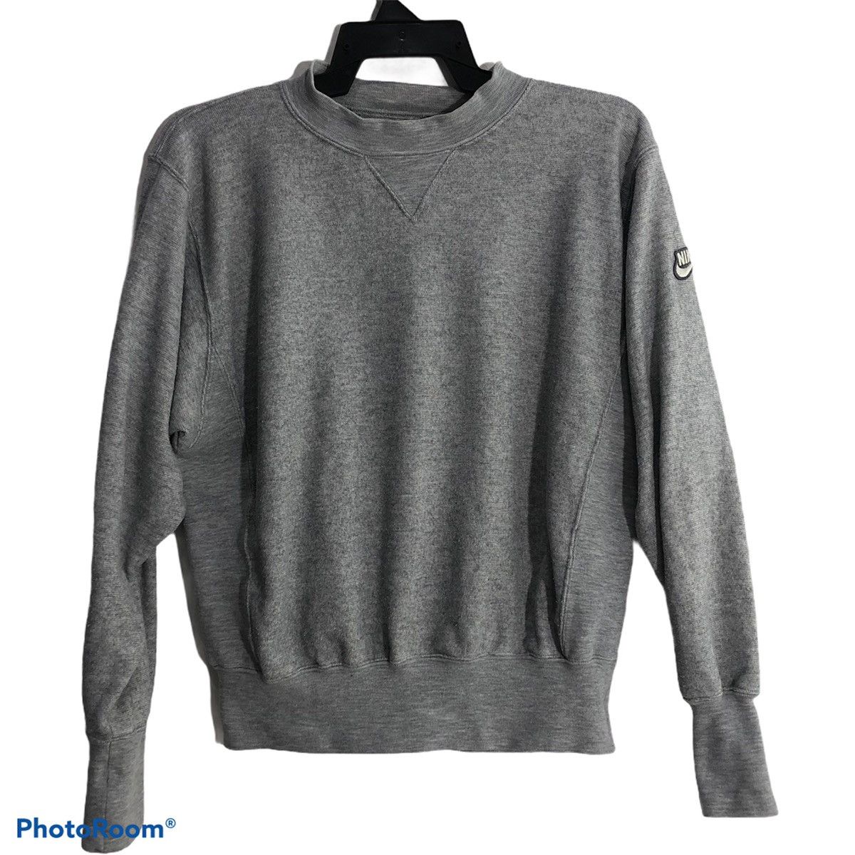 Nike × Vintage Vintage rare nike patch logo pull over sweatshirt Size US XS / EU 42 / 0 - 1 Thumbnail