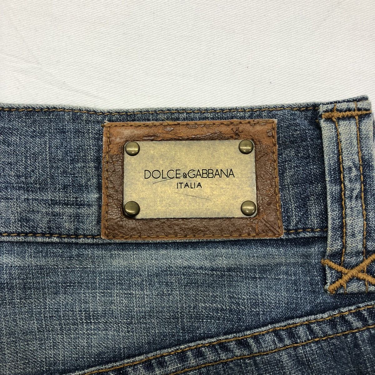 Dolce & Gabbana Vintage Dolce & Gabbana Made Italy denim Jeans Size US 33 - 5 Thumbnail