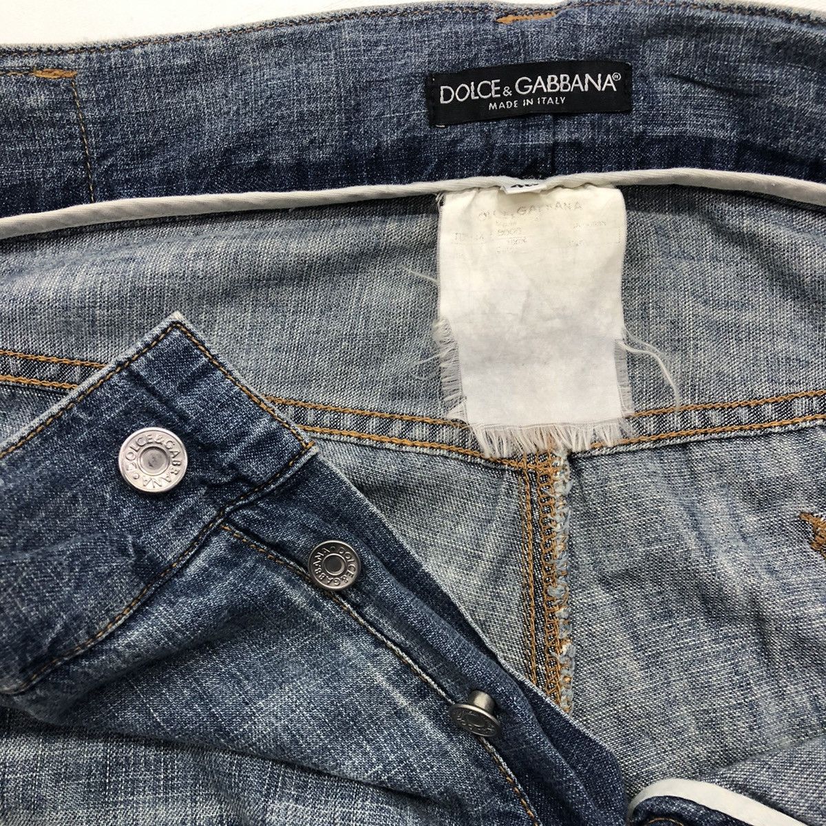 Dolce & Gabbana Vintage Dolce & Gabbana Made Italy denim Jeans Size US 33 - 7 Thumbnail